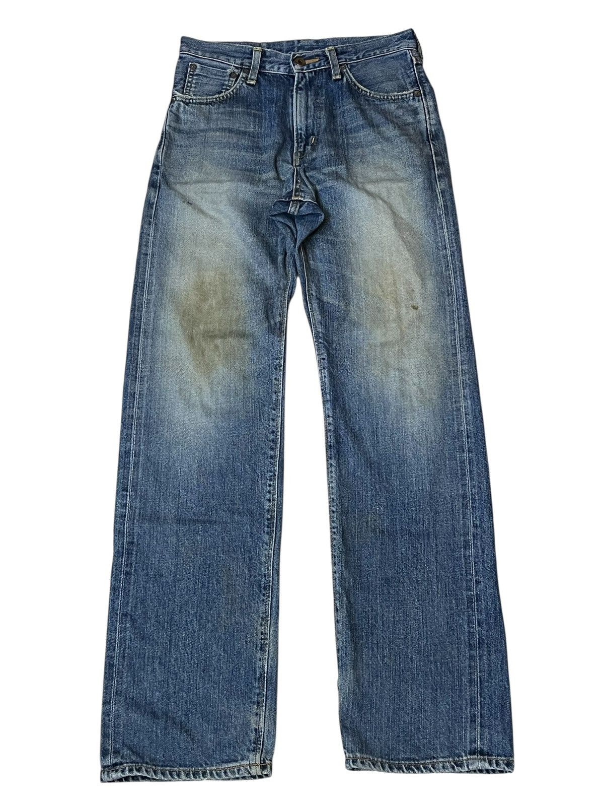 Edwin Vintage EDWIN 505 ZX button fly dirty redline selvedge jeans Size US 28 / EU 44 - 2 Thumbnail