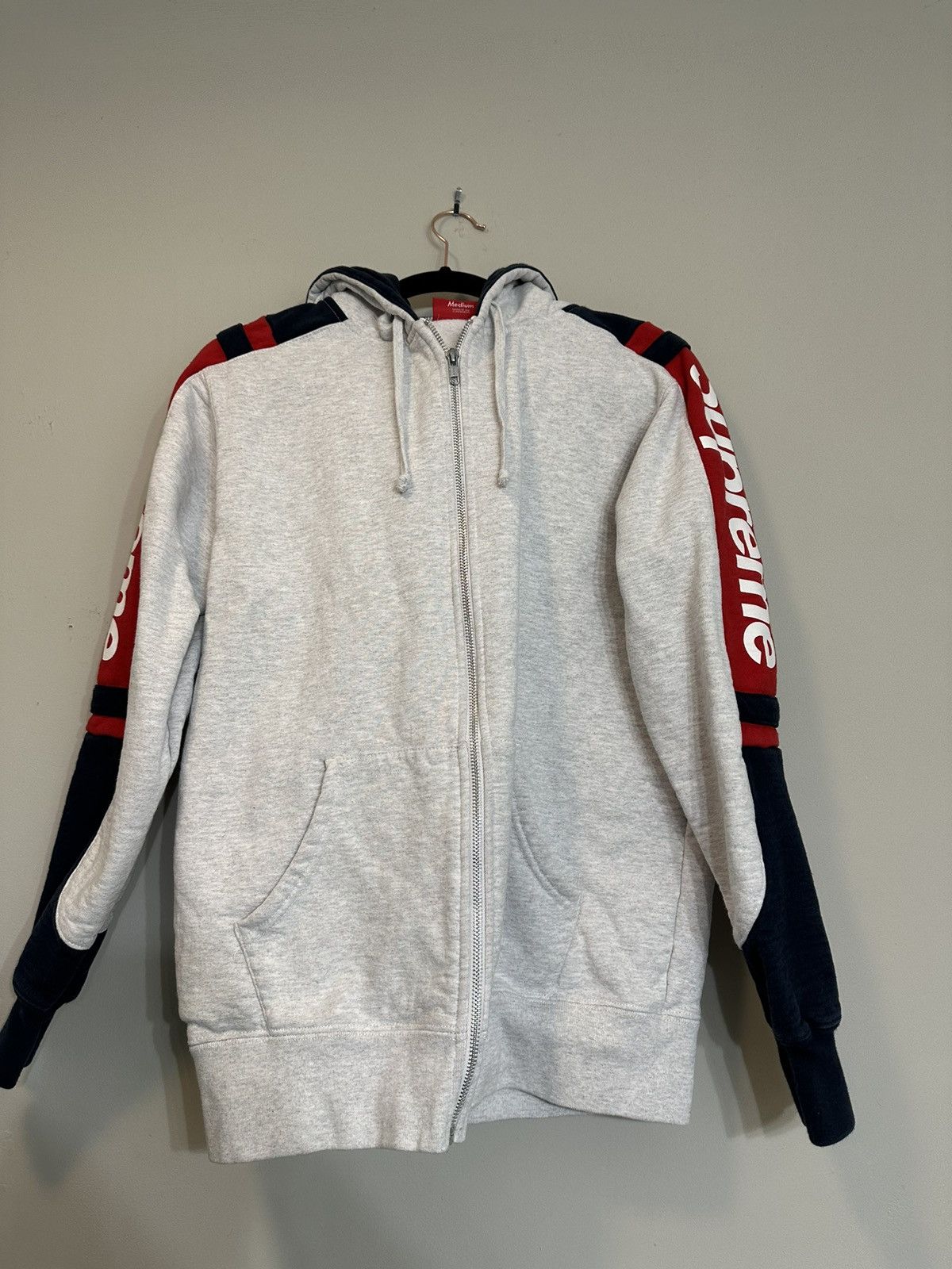 Supreme Hooded Track Zip Up | Grailed