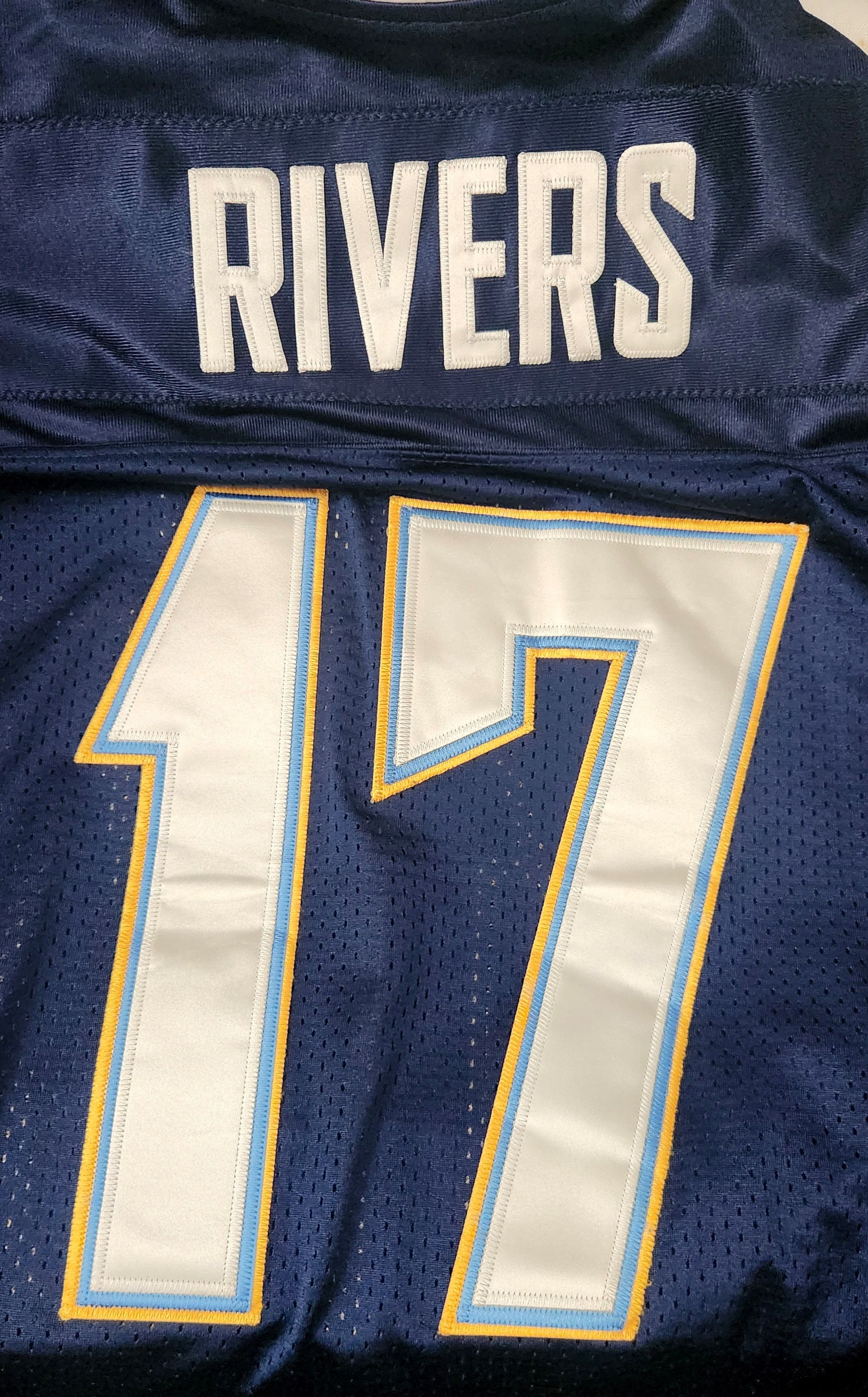 NFL × Reebok × Vintage Reebok San Diego Chargers Philip Rivers #17 NFL Football 50 Size US L / EU 52-54 / 3 - 14 Thumbnail