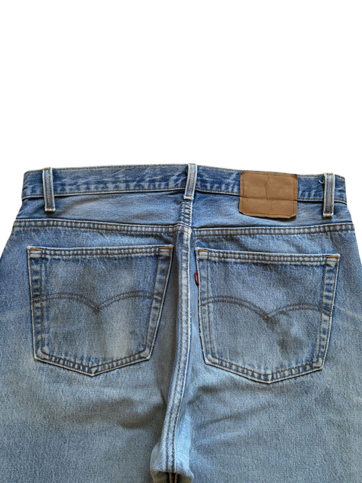 Levi's × Levi's Vintage Clothing Vintage 90s Levis 501 Faded Blue Wash Loose Fit Jeans Size US 35 - 8 Thumbnail