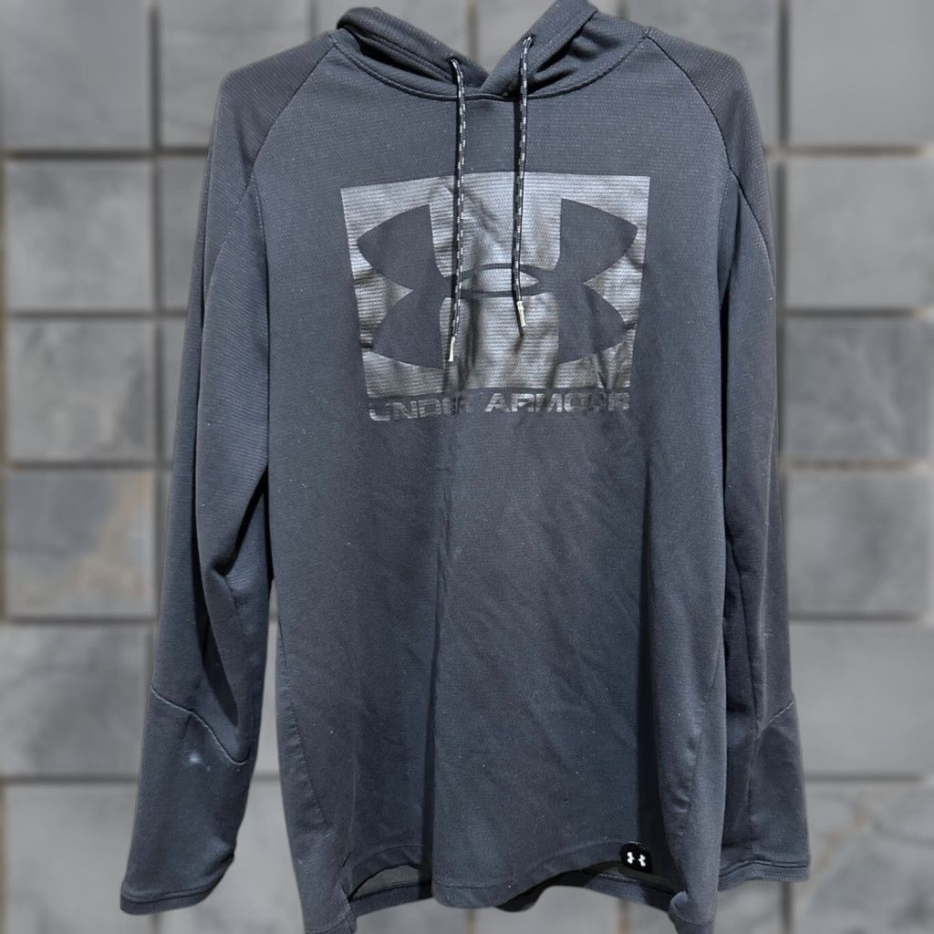 Under Armour Under Armour Men Hoodie Pullover Regular Size S Black Long Sleeve Logo Size US S / EU 44-46 / 1 - 1 Thumbnail