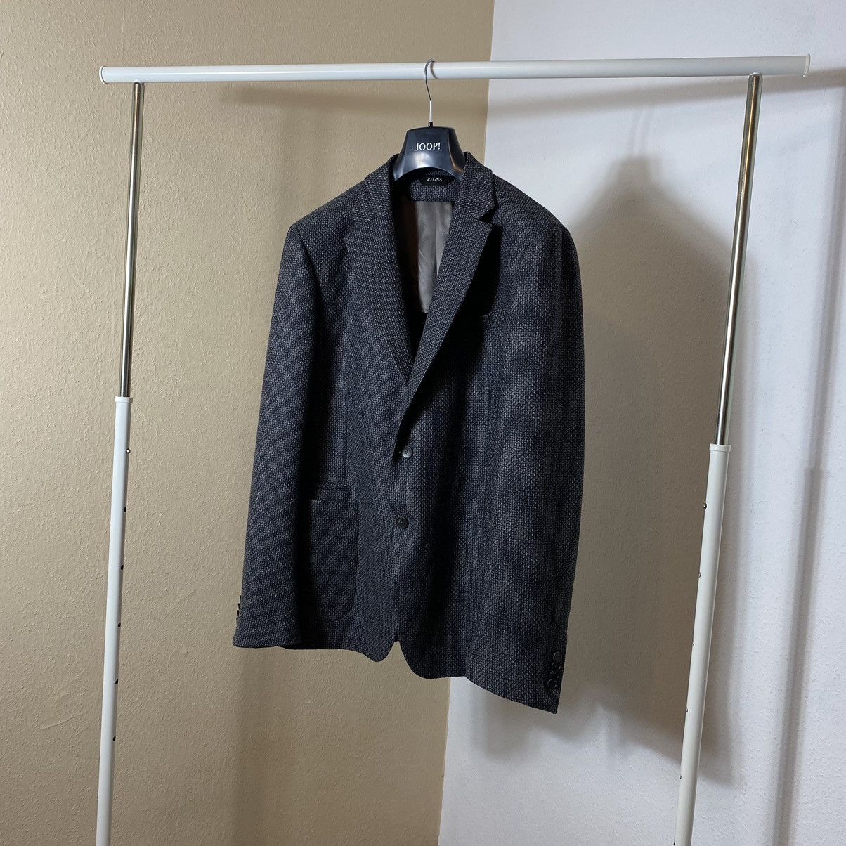 Z Zegna Knit Wool and Cashmere Blazer Z Zegna gray Size US XL / EU 56 / 4 - 2 Thumbnail