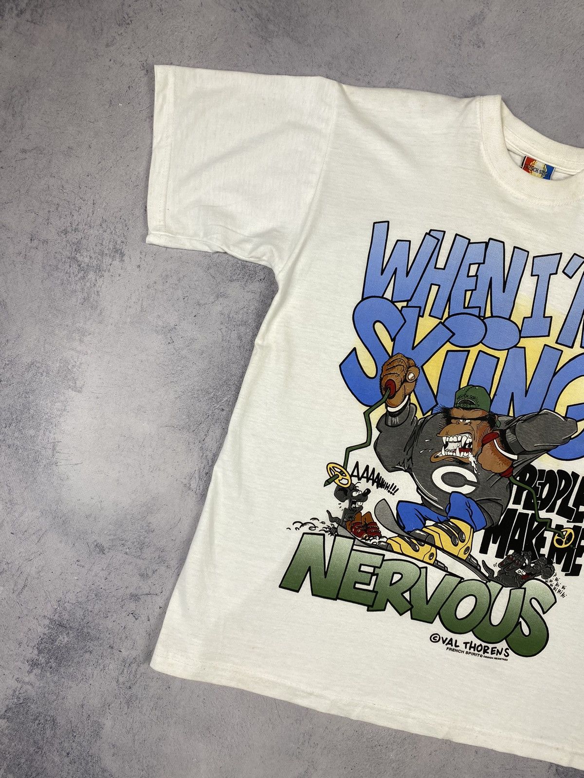 Vintage Vintage Nervous Craze Monkey and Mouse NFL Humor Tee y2k Size US M / EU 48-50 / 2 - 3 Thumbnail