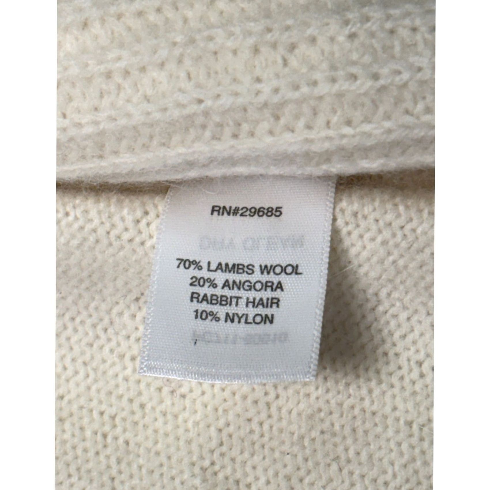 Pendleton Pendleton Cardigan Shirt Ivory Open Front Knit Wool Angora Petite S Size S / US 4 / IT 40 - 4 Thumbnail