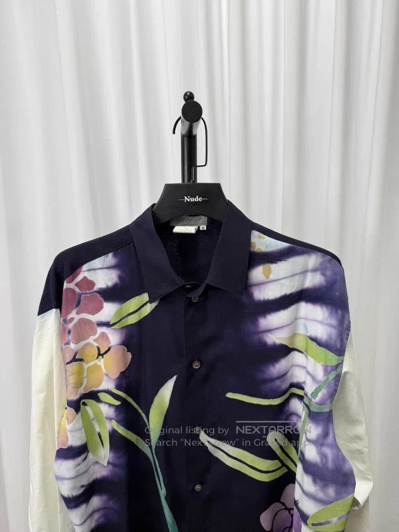 Yohji Yamamoto YOHJI YAMAMOTO Psychedelic floral shirt Size US M / EU 48-50 / 2 - 2 Thumbnail