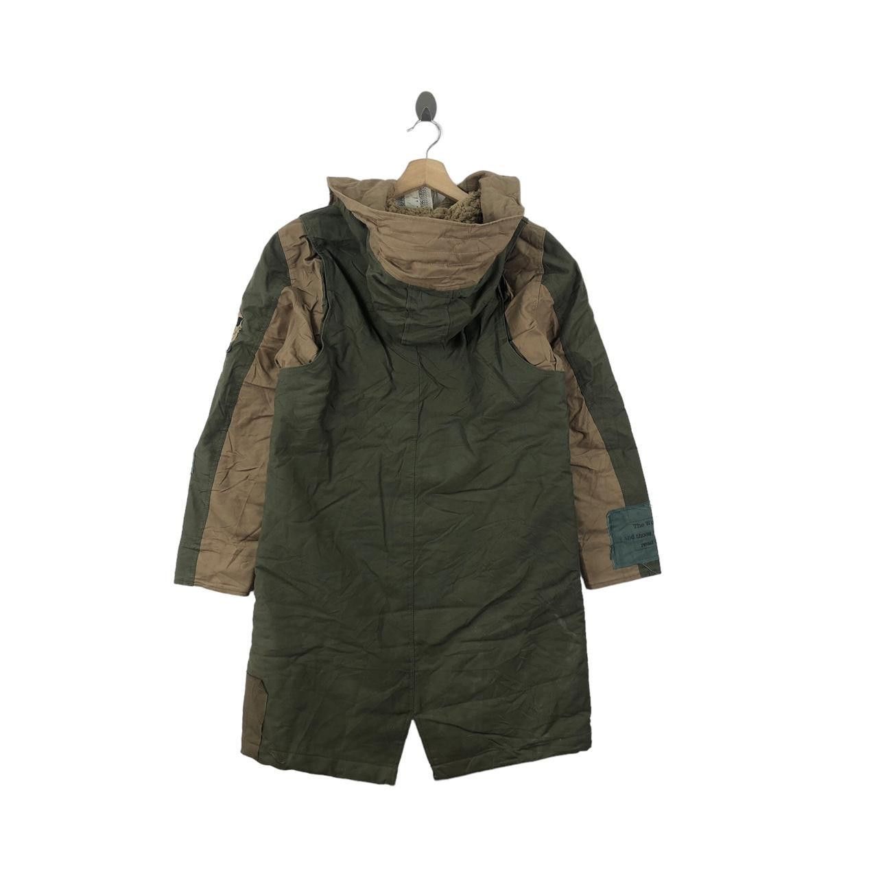 And A AND ALSO JAPAN Dole Project Patchwork Trench Coat Parka Cape Size S / US 4 / IT 40 - 2 Thumbnail