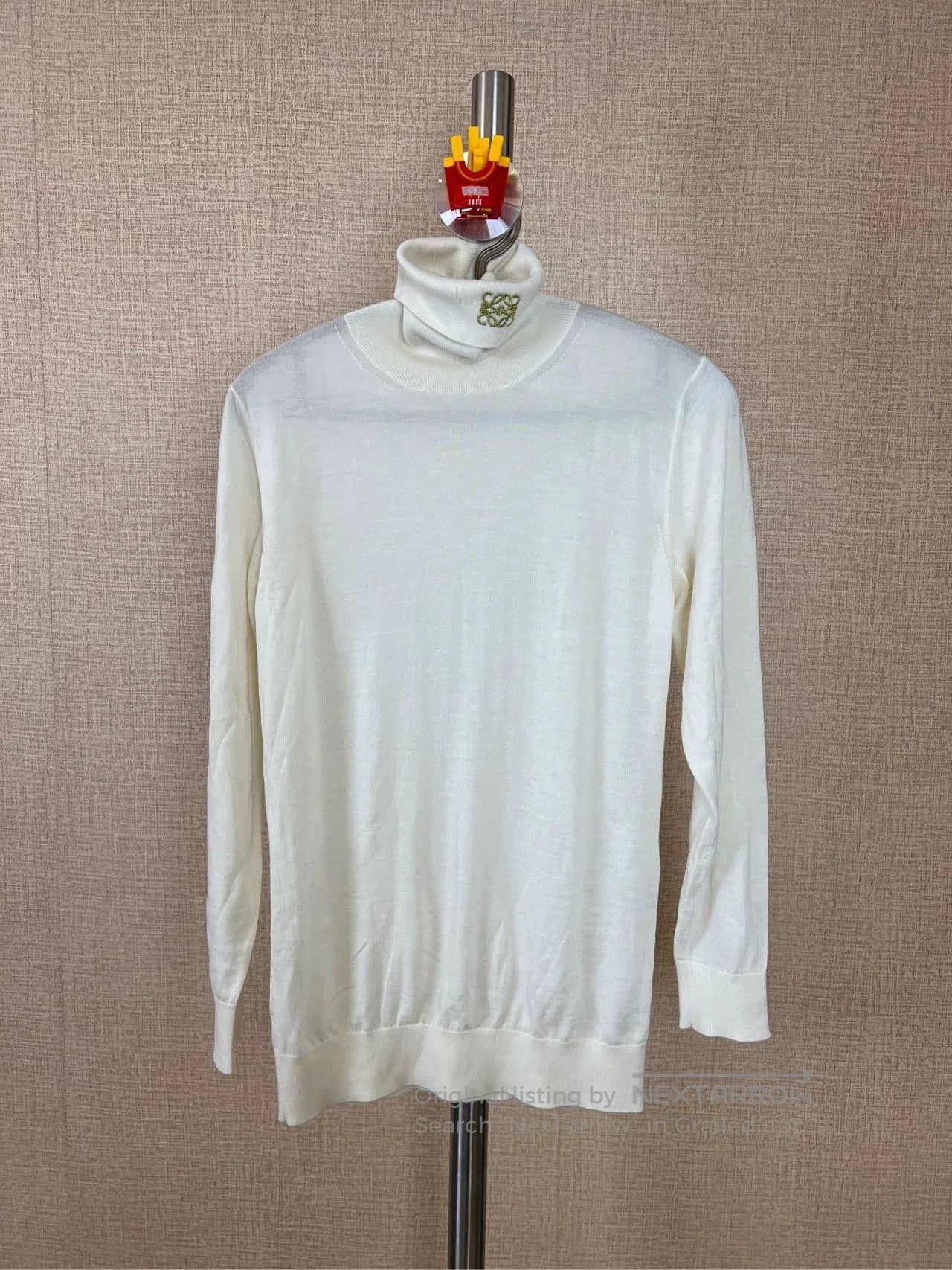 Loewe white loewe high-neck cashmere sweater. Size US XS / EU 42 / 0 - 1 Thumbnail