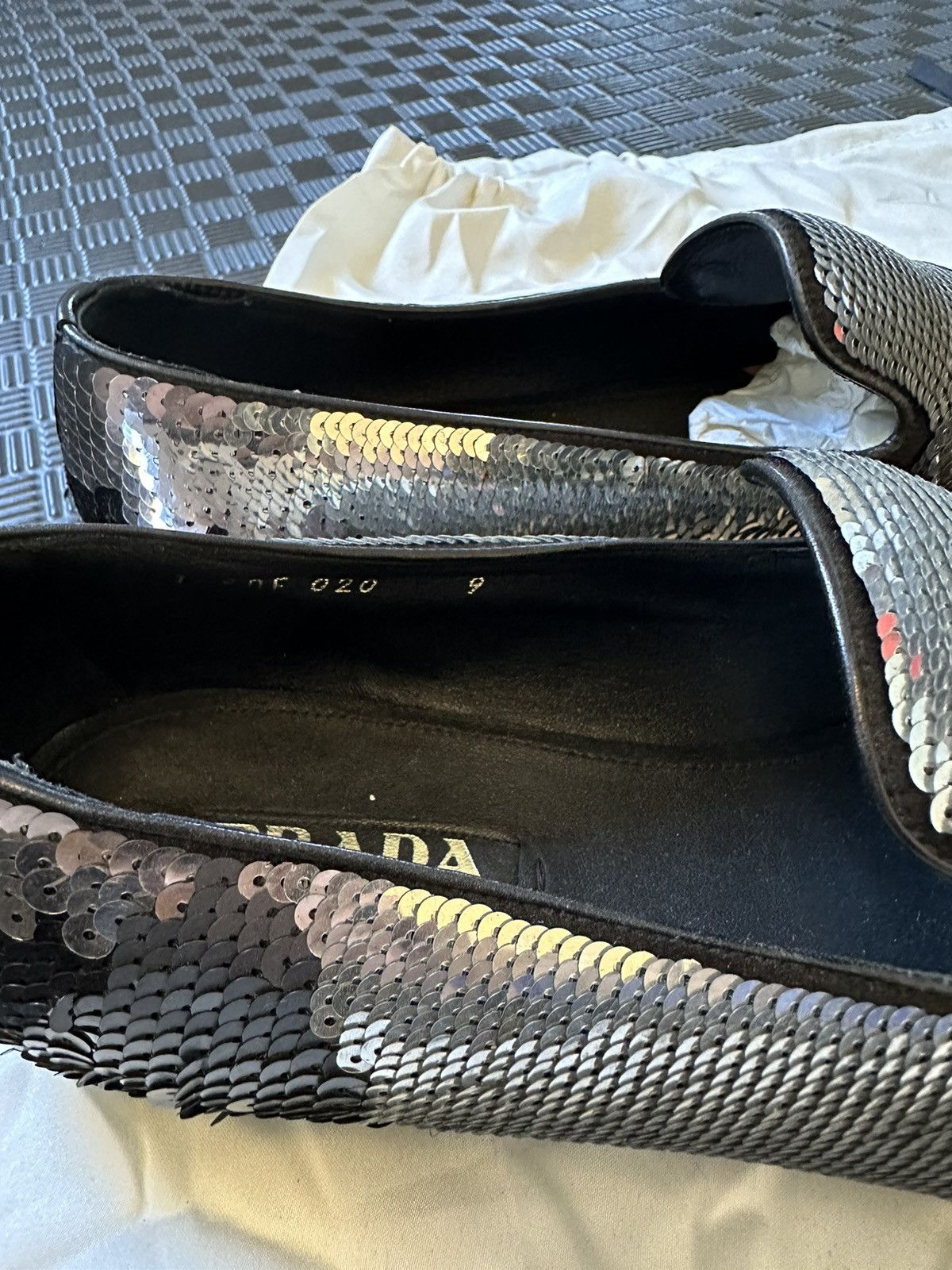 Prada Sequin Prada loafers Size US 9 / EU 42 - 17 Thumbnail