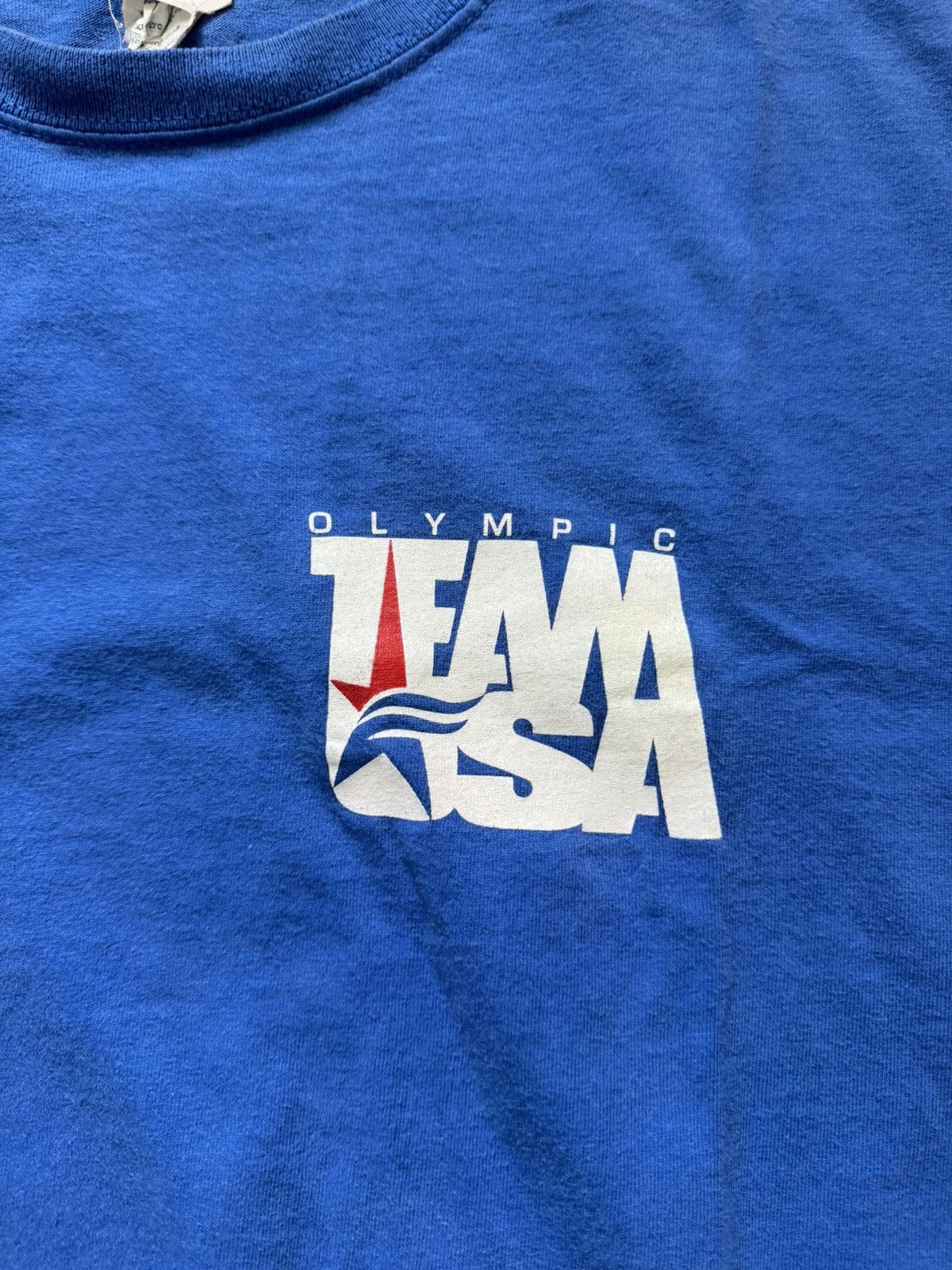 USA Olympics 90s Olympic Team US Official Logo Graphic Tee Size US L / EU 52-54 / 3 - 2 Thumbnail