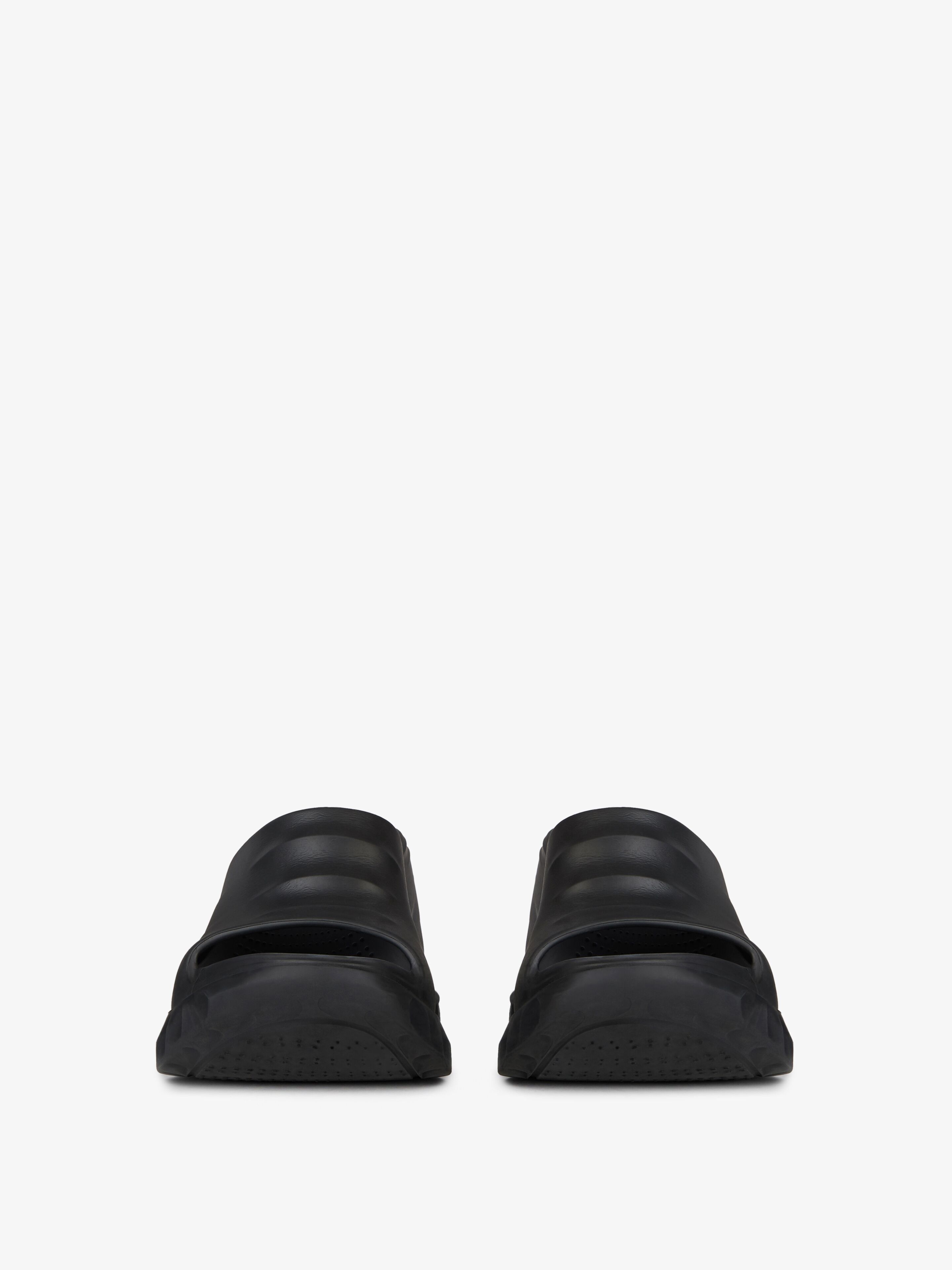 Givenchy oc11z0825 Marshmallow Wedge Sandals In Rubber in Black Size US 9 / IT 39 - 2 Thumbnail