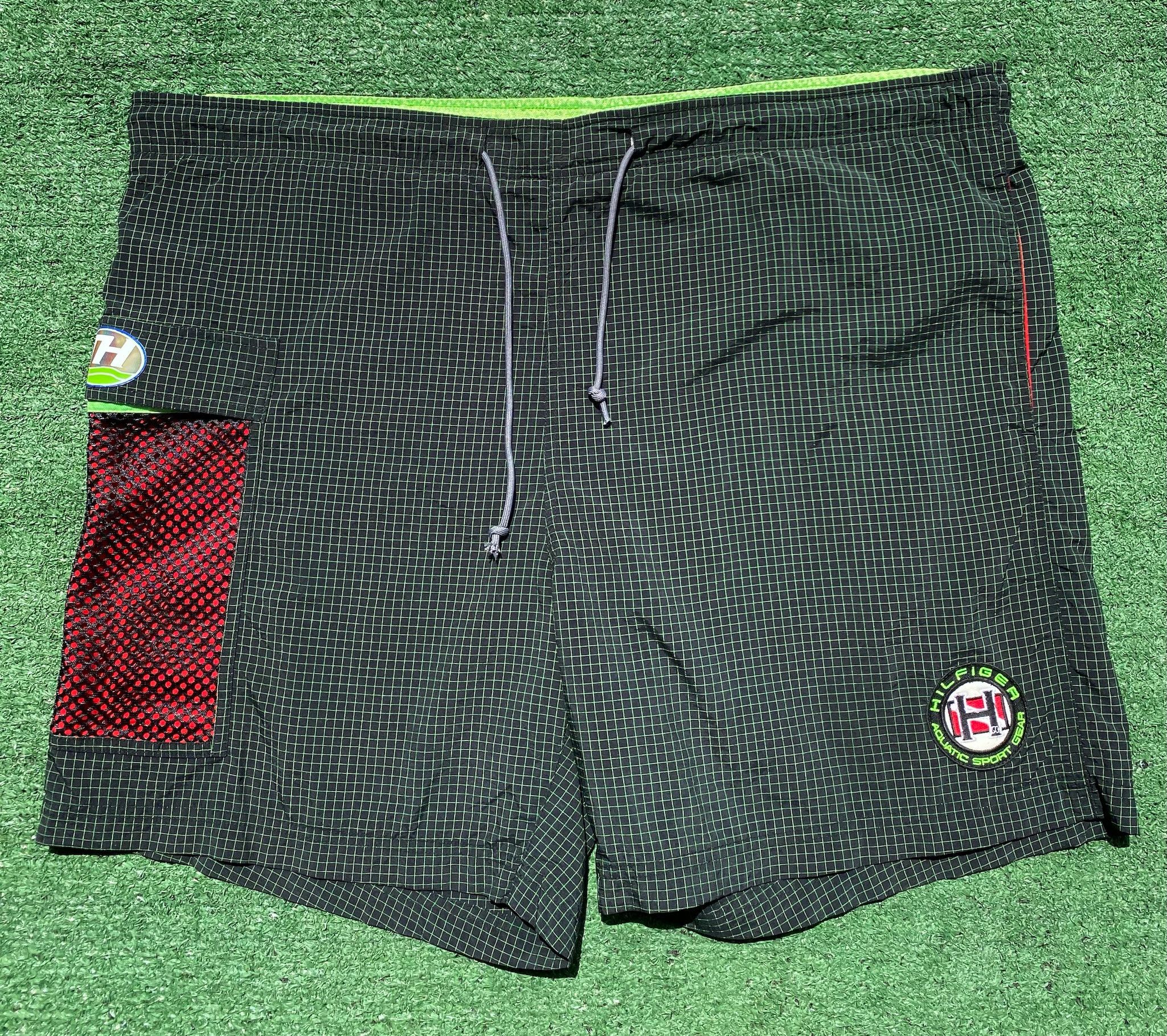 Tommy Hilfiger 90’s Tommy Hilfiger Aquatic Patterned Swim Shorts Large Size US 38 / EU 54 - 1 Thumbnail