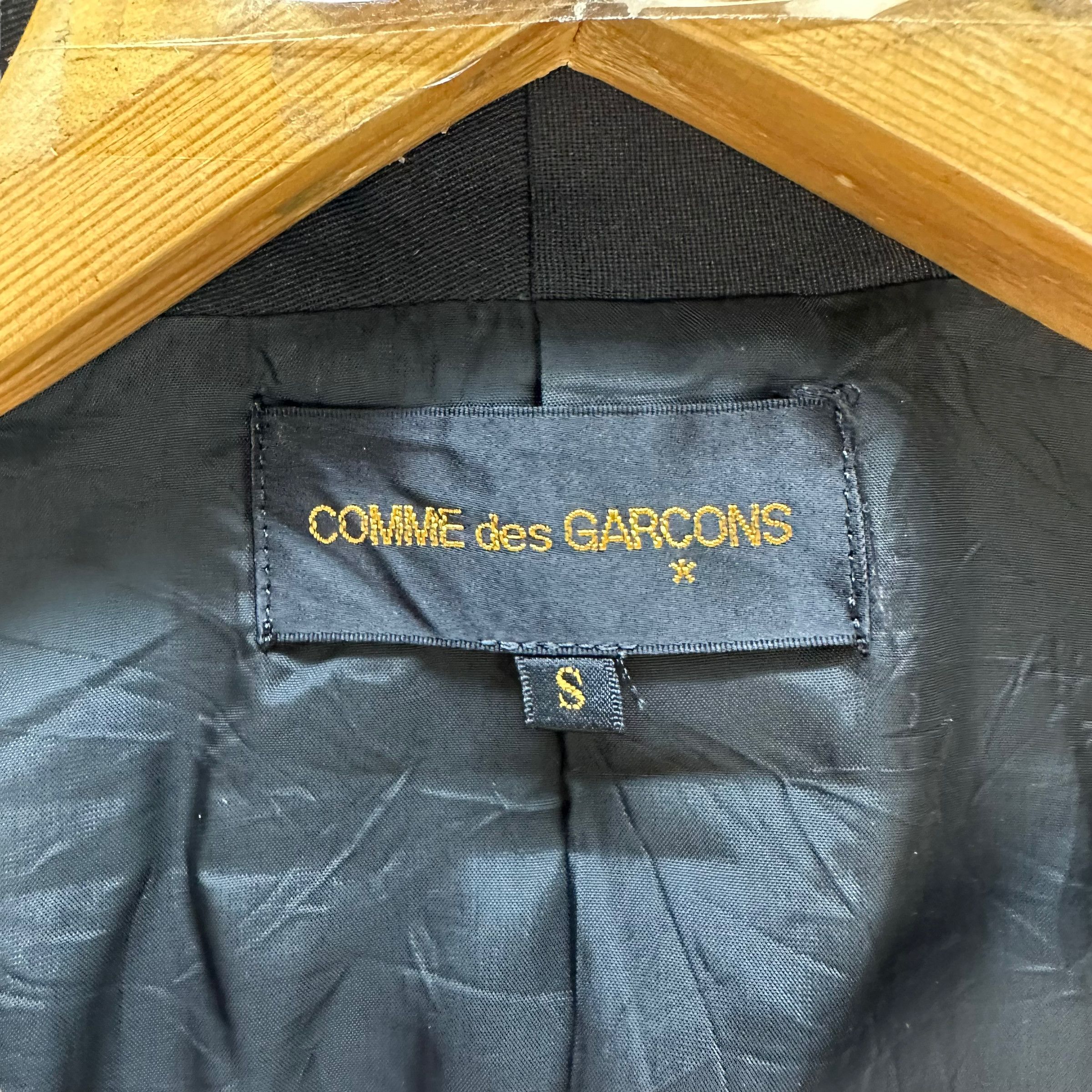 Comme des Garcons Vintage COMME DES GARCONS AD1989 SCARF JACKET WOOL #7696-165 Size S / US 4 / IT 40 - 9 Thumbnail