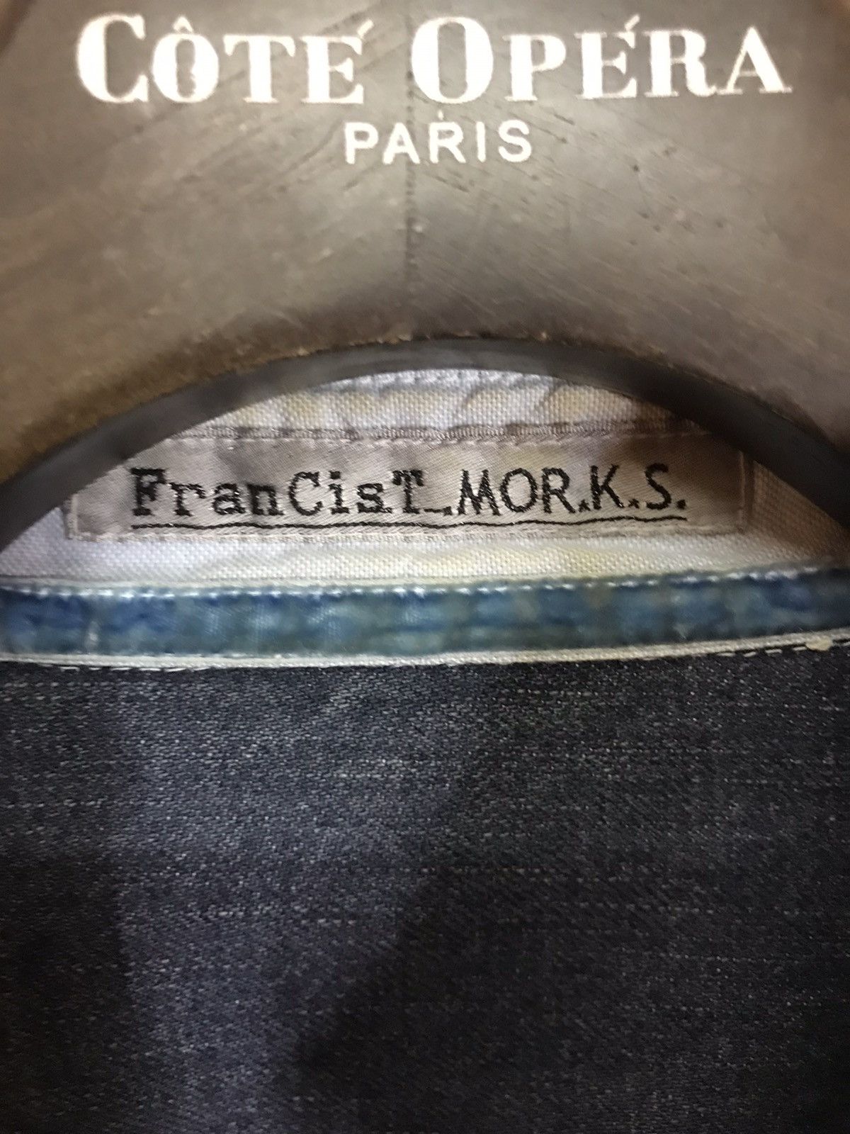 FranCisT MOR.K.S 🔥FRANCIST MOR K.S JACKET NO BUTTON DISTRESSED DESIGN🔥 Size US M / EU 48-50 / 2 - 3 Thumbnail