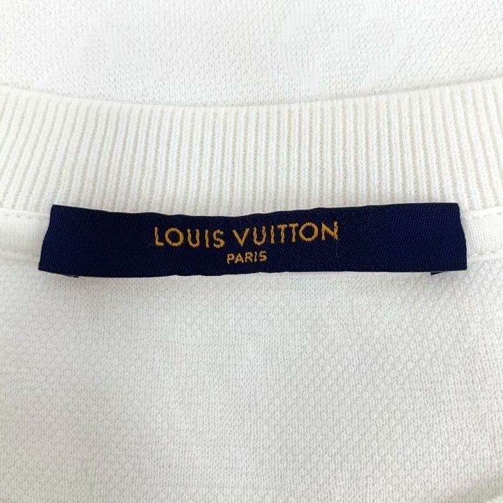 Louis Vuitton Louis Vuitton 2022 White Logo Cotton T-Shirt Size US XL / EU 56 / 4 - 5 Thumbnail