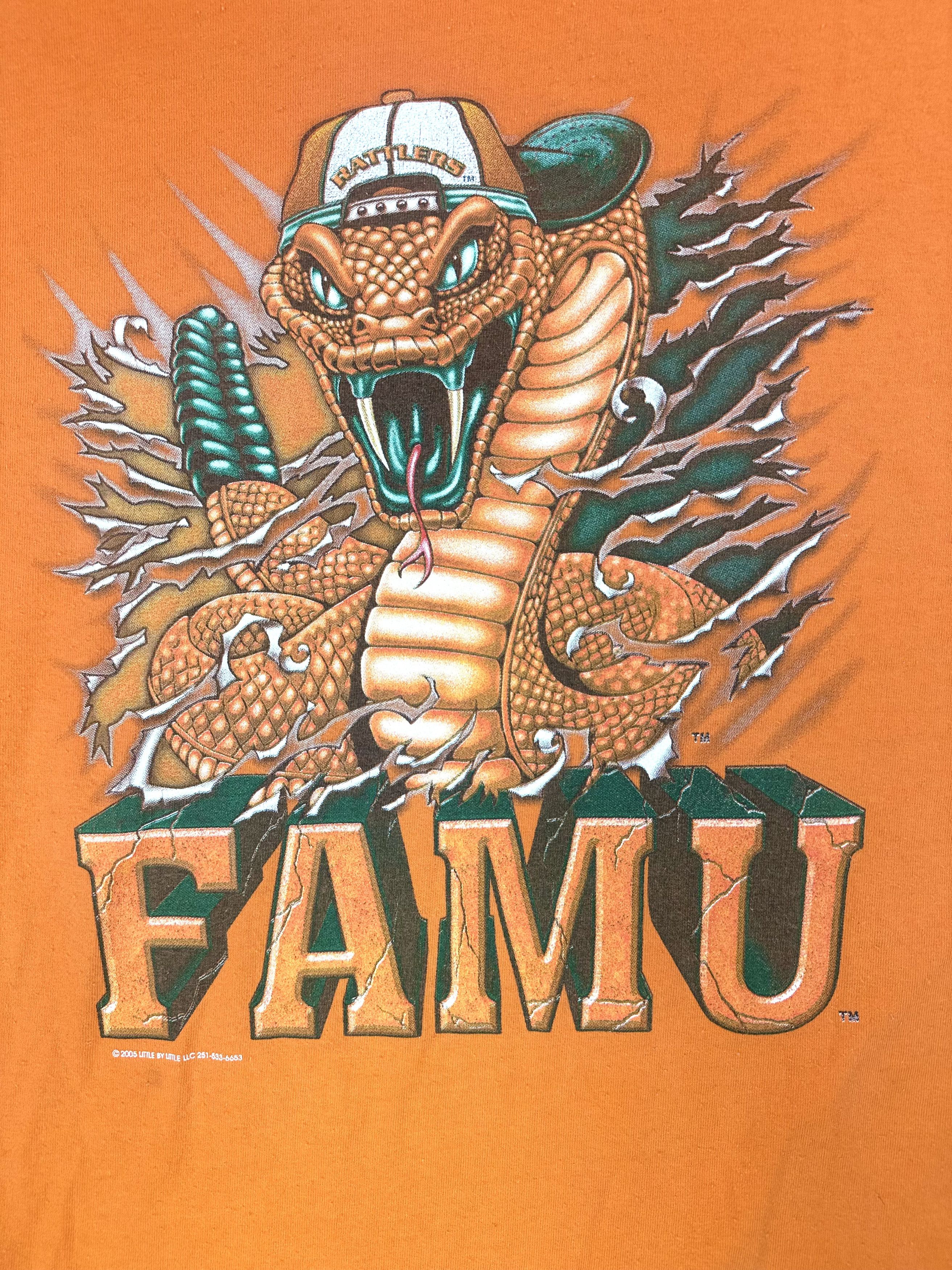 NCAA FAMU Rattlers Y2K Hip-Hop Snake Graphic – HBCU Streetwear Size US XL / EU 56 / 4 - 2 Thumbnail