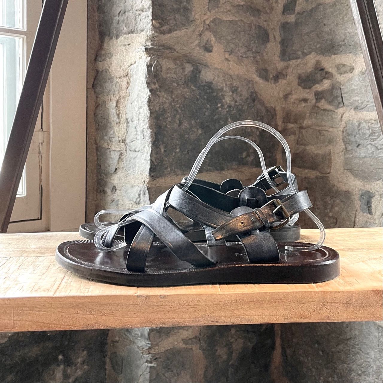 Lanvin Lanvin Anthracite Strap Sandals Size US 8 / EU 41 - 5 Thumbnail