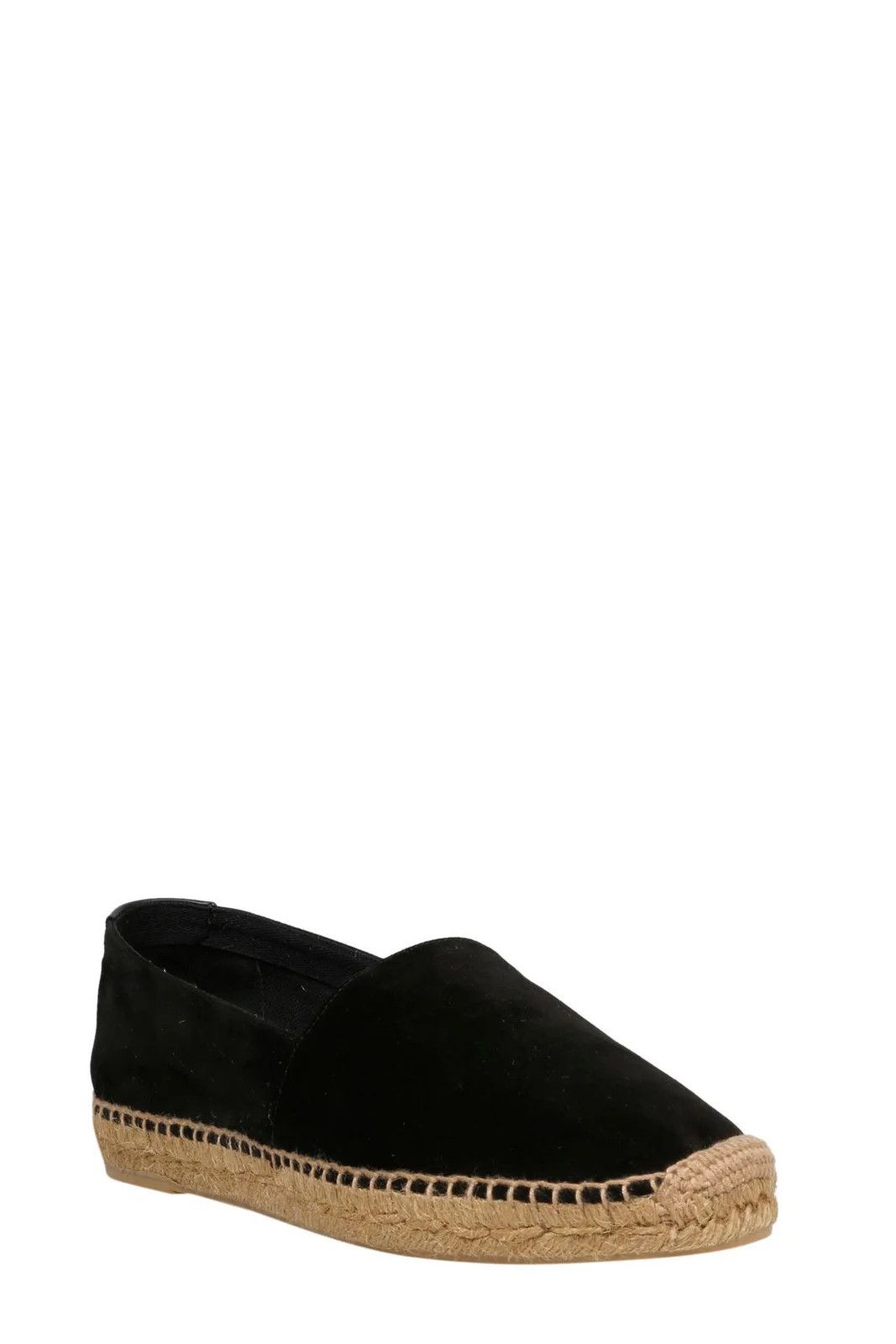 Saint Laurent Paris o1bcso1str0125 Espadrilles In Suede in Black Size US 7 / EU 40 - 2 Thumbnail