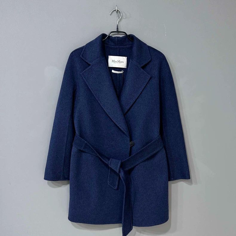 Max Mara Max Mara Blue pure cashmere coat Size M / US 6-8 / IT 42-44 - 1 Thumbnail