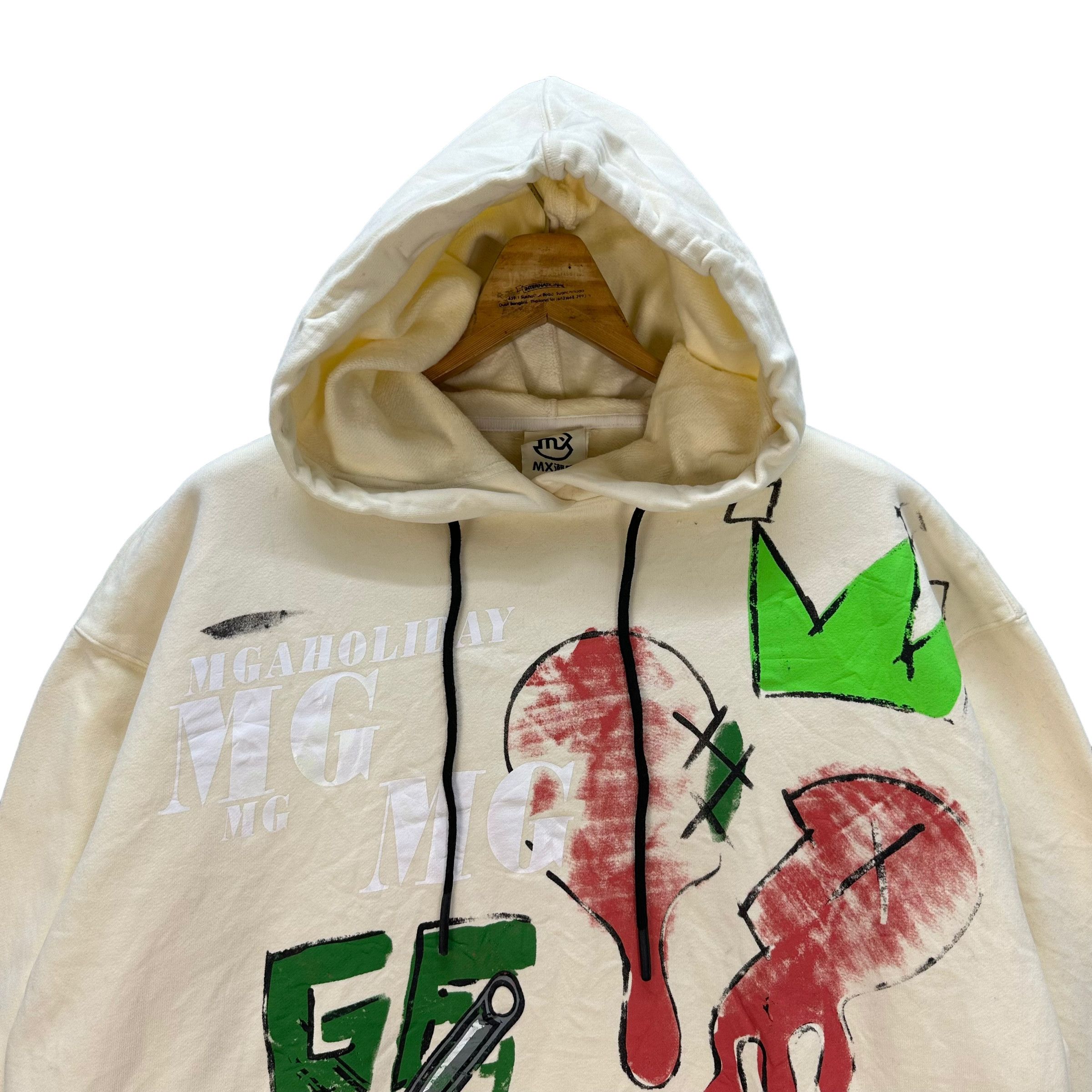 Japanese Brand MG A HOLIDAY GRAPHIC FULLPRINT PULLOVER HOODIES #9044-51 Size US XXL / EU 58 / 5 - 2 Thumbnail