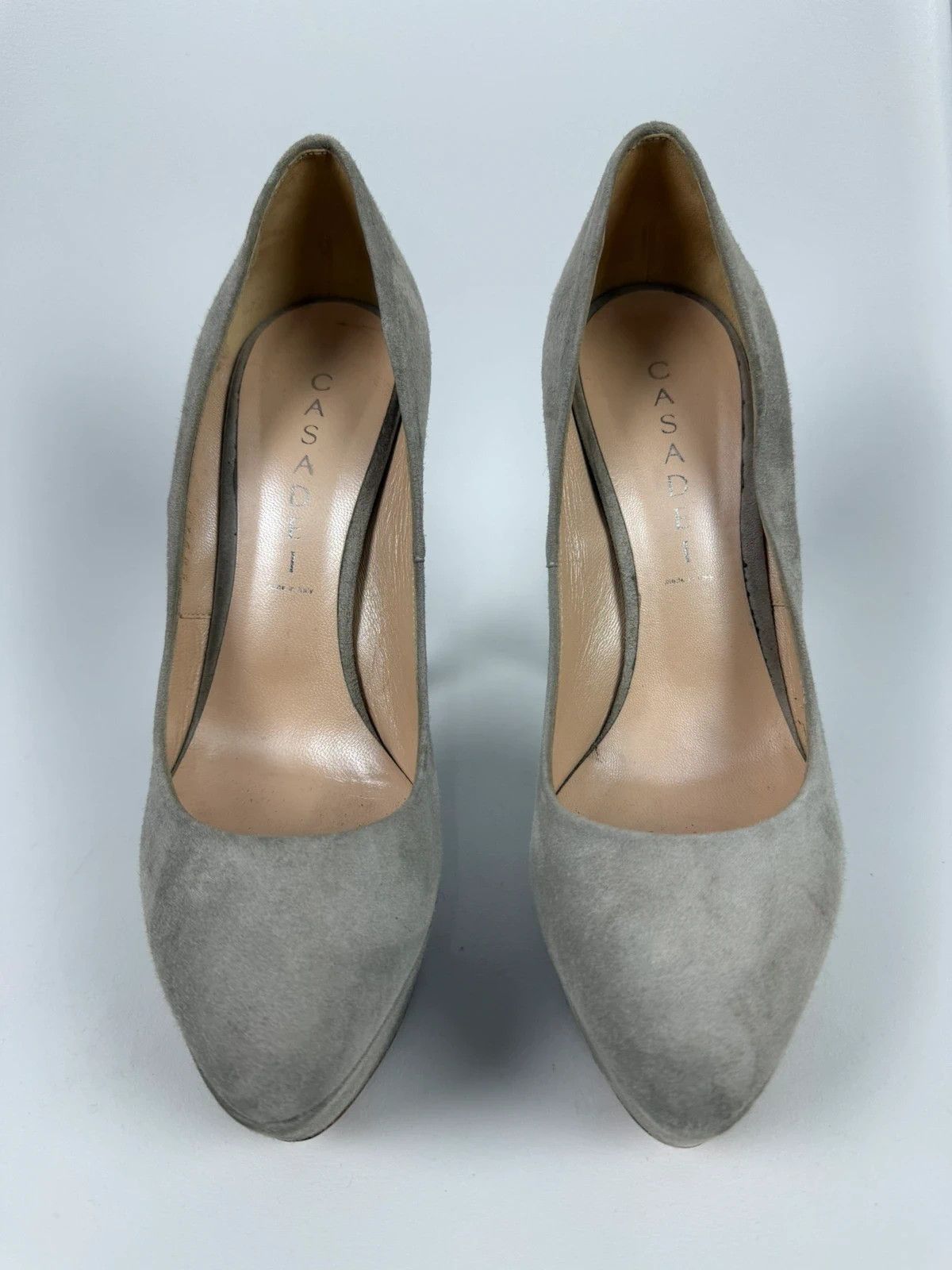 Casadei Casadei Suede Heels size 38 Size US 8 / IT 38 - 2 Thumbnail