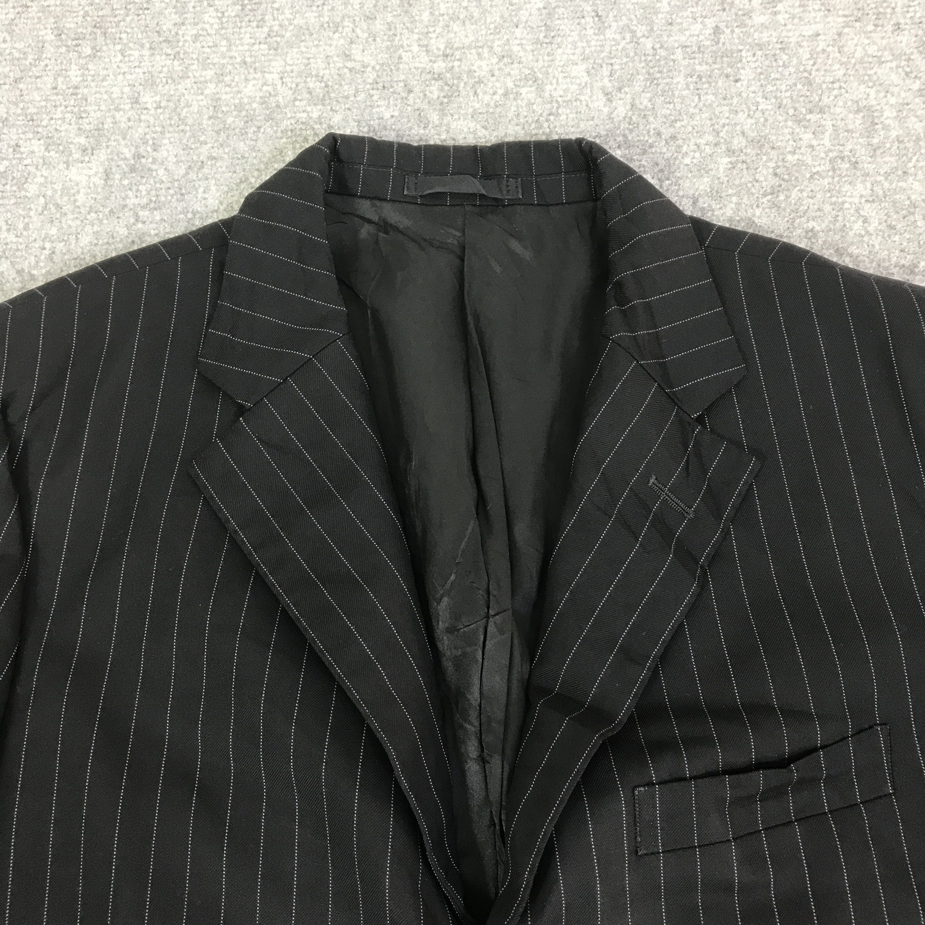 Burberry BURBERRY STRIPED BLACK LABEL BLAZER COAT JACKET K126B10 Size US L / EU 52-54 / 3 - 8 Thumbnail
