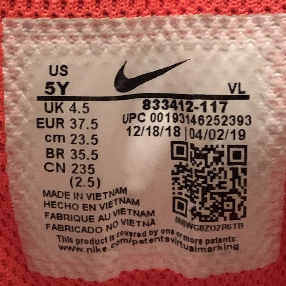 Nike Vintage Y2K Nike Air Max 90 LTR White Crimson GS Sneakers Size US 5 / EU 37 - 6 Thumbnail