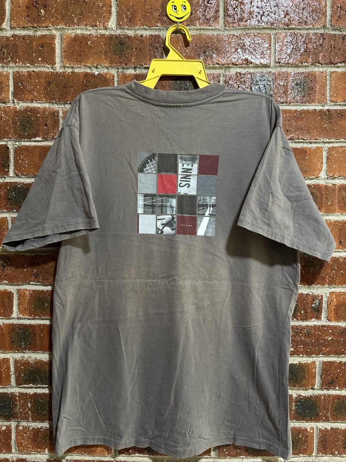 Nike Thrashed Vintage 90s Nike Court Sun Faded Tee Size US XL / EU 56 / 4 - 1 Thumbnail