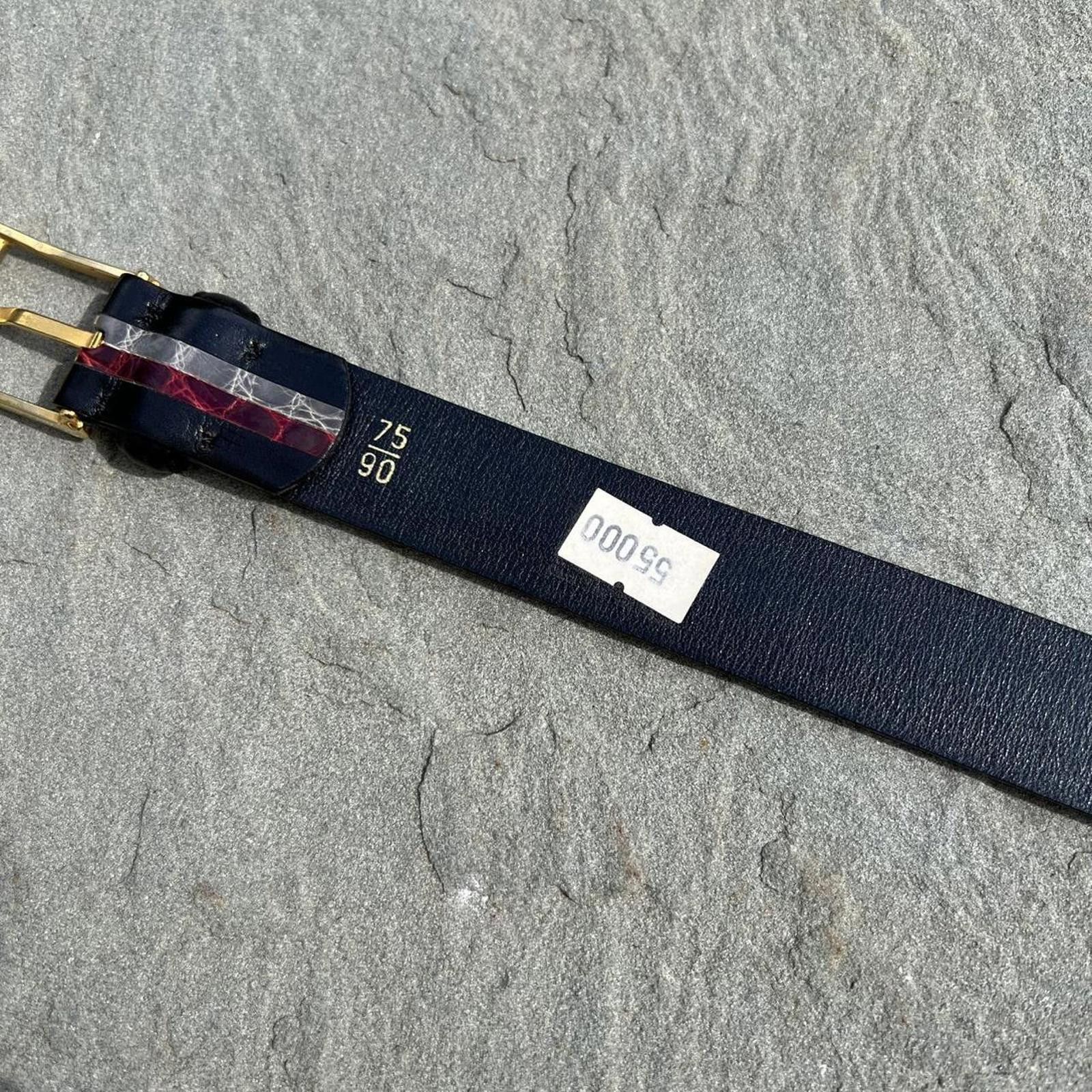 Vintage Deadstock Vintage 90s Alligator Leather Belt Made in Italy Size ONE SIZE - 5 Thumbnail