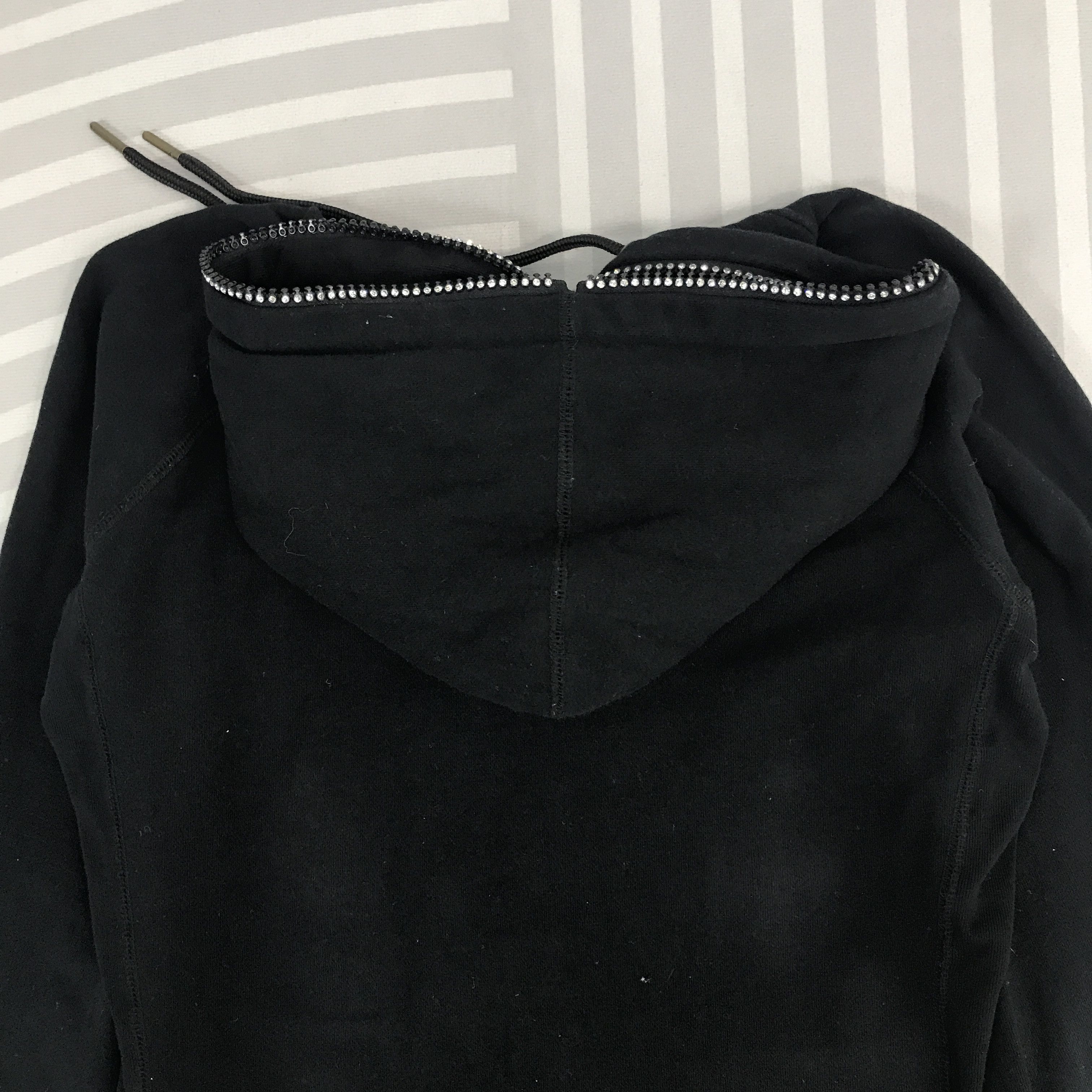 Japanese Brand Vintage 1piu1uguale3 Black punk style hoodie Jacket Size US L / EU 52-54 / 3 - 4 Thumbnail