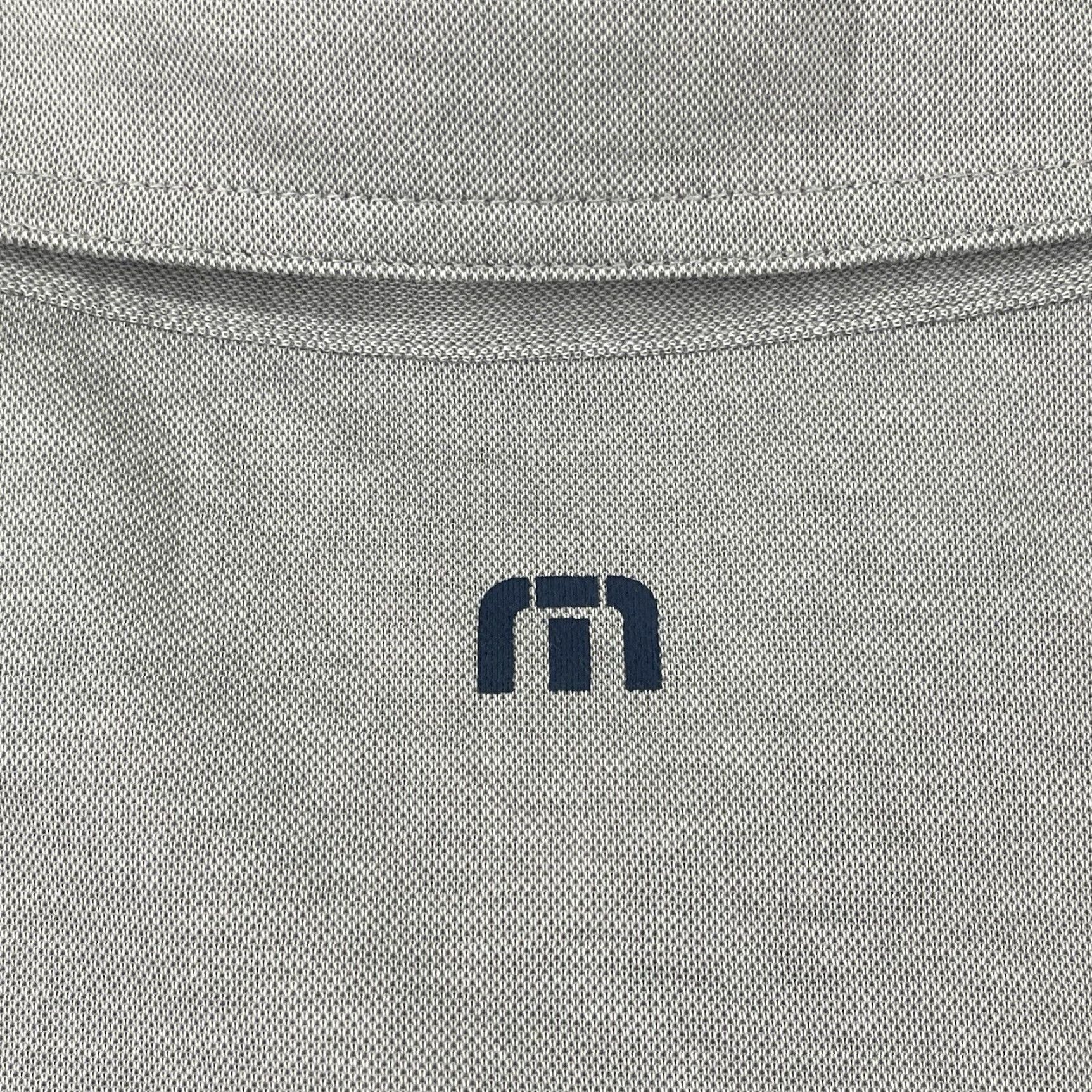 TravisMathew Travis Mathew Polo Shirt Large Gray Golf Performance Casual Sport Stretch Mens Size US L / EU 52-54 / 3 - 7 Thumbnail