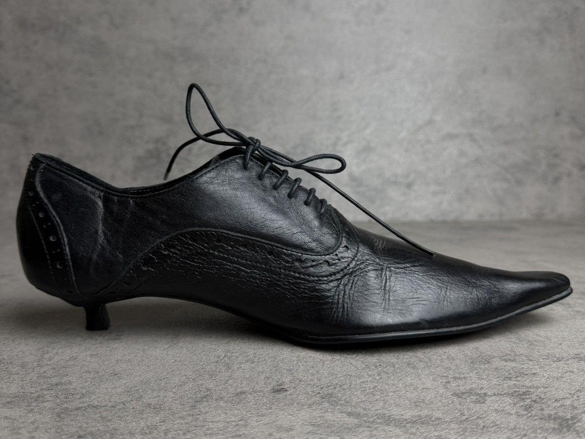 Comme des Garcons CDG - S/S23 - POINTED KITTEN HEEL OXFORD Size US 7.5 / IT 37.5 - 6 Thumbnail