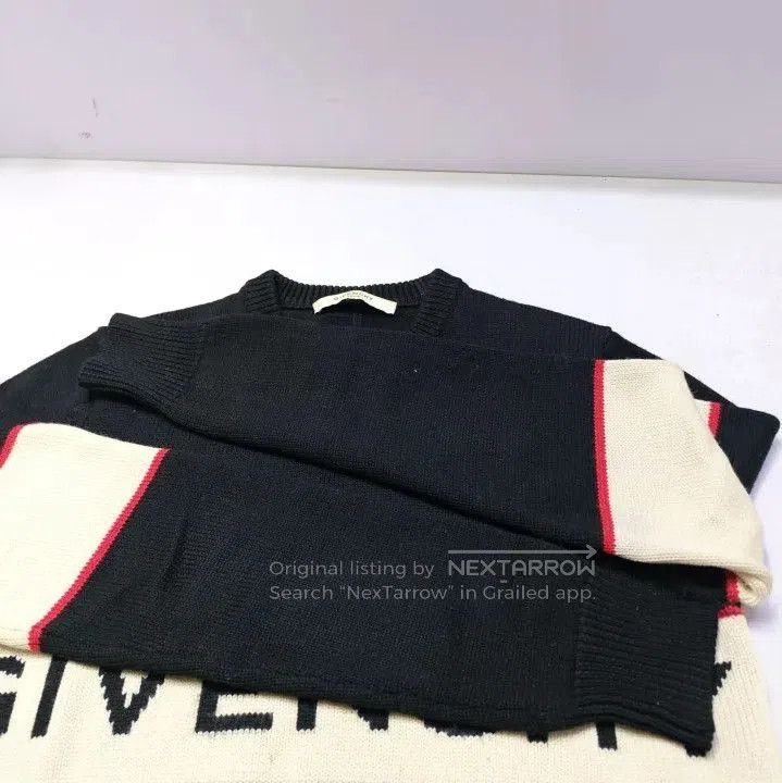 Givenchy Givenchy Men's Logo Intarsia Knit Sweater. Size US S / EU 44-46 / 1 - 5 Thumbnail