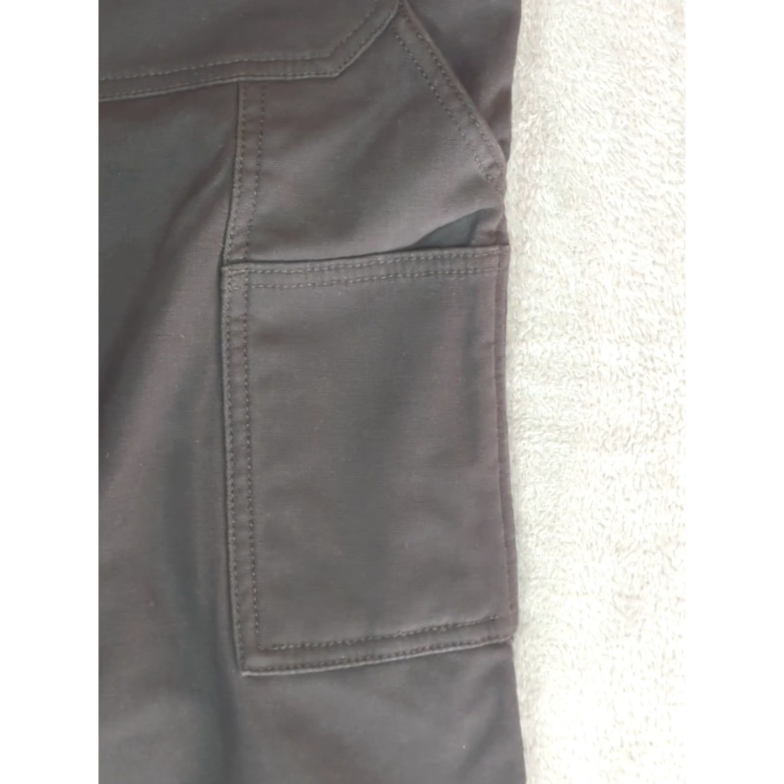 Vintage Coleman Pants Mens 38x32 Black Fleece Lined Tear Resistant Stretch Utility Work Pants Mens Regular 38 Black Winter Fall Spring Leather? Size US 38 / EU 54 - 5 Thumbnail
