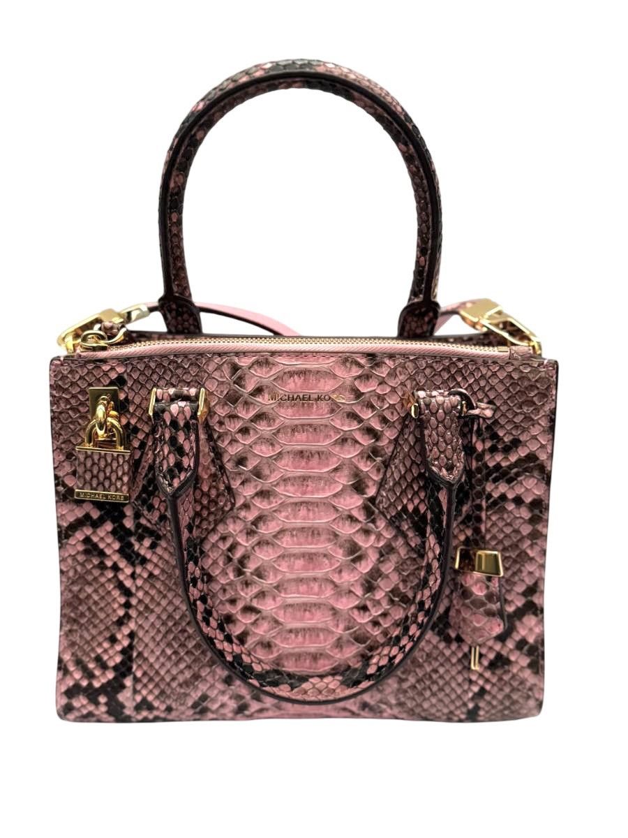 Michael Kors RARE 2015 Michael Kors Pink Python Casey Satchel Bag Size ONE SIZE - 1 Thumbnail