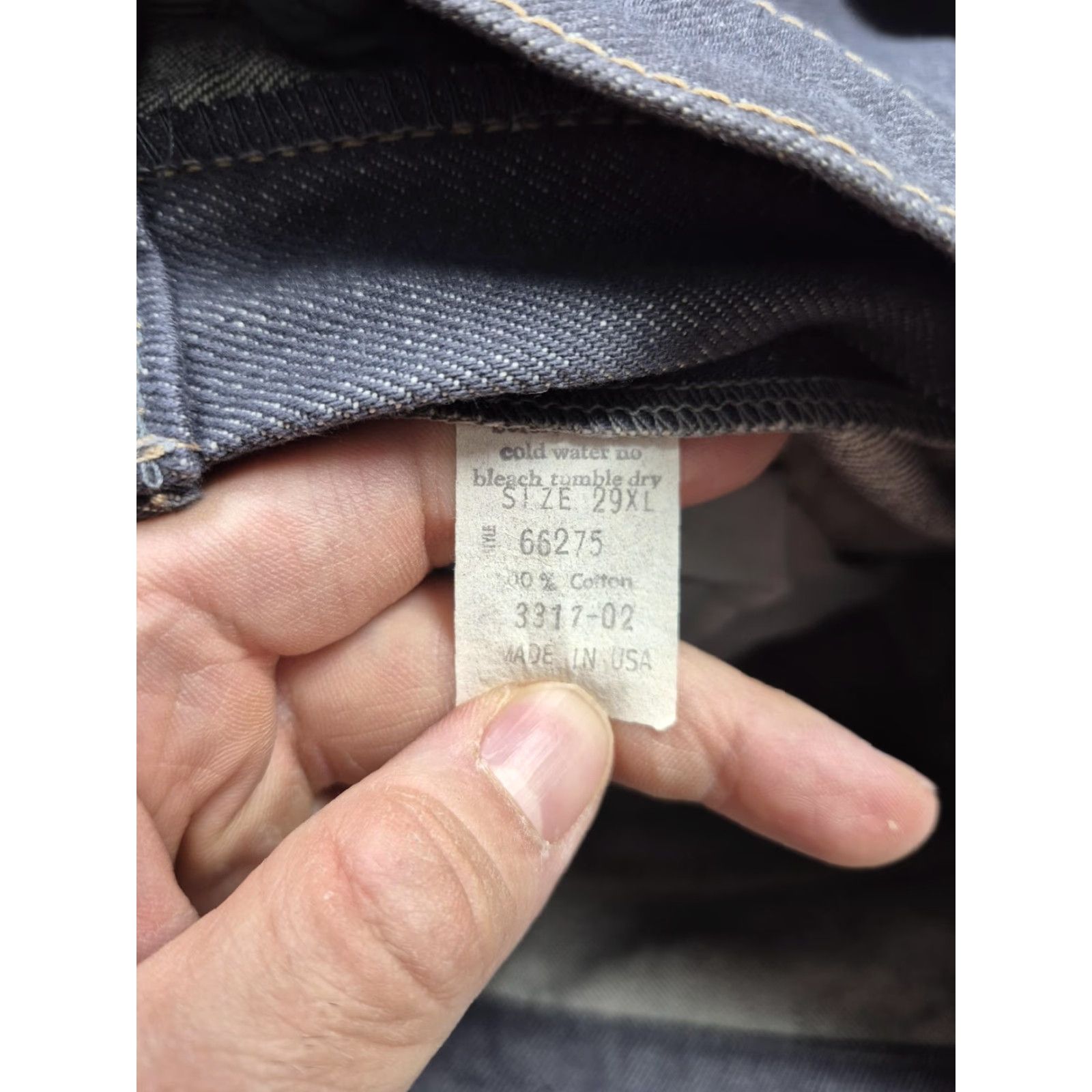 Bill Blass VINTAGE Bill Blass Jeans Mens 29x35 Blue Denim Straight Leg Casual Slacks USA NWT Size US 29 - 7 Thumbnail