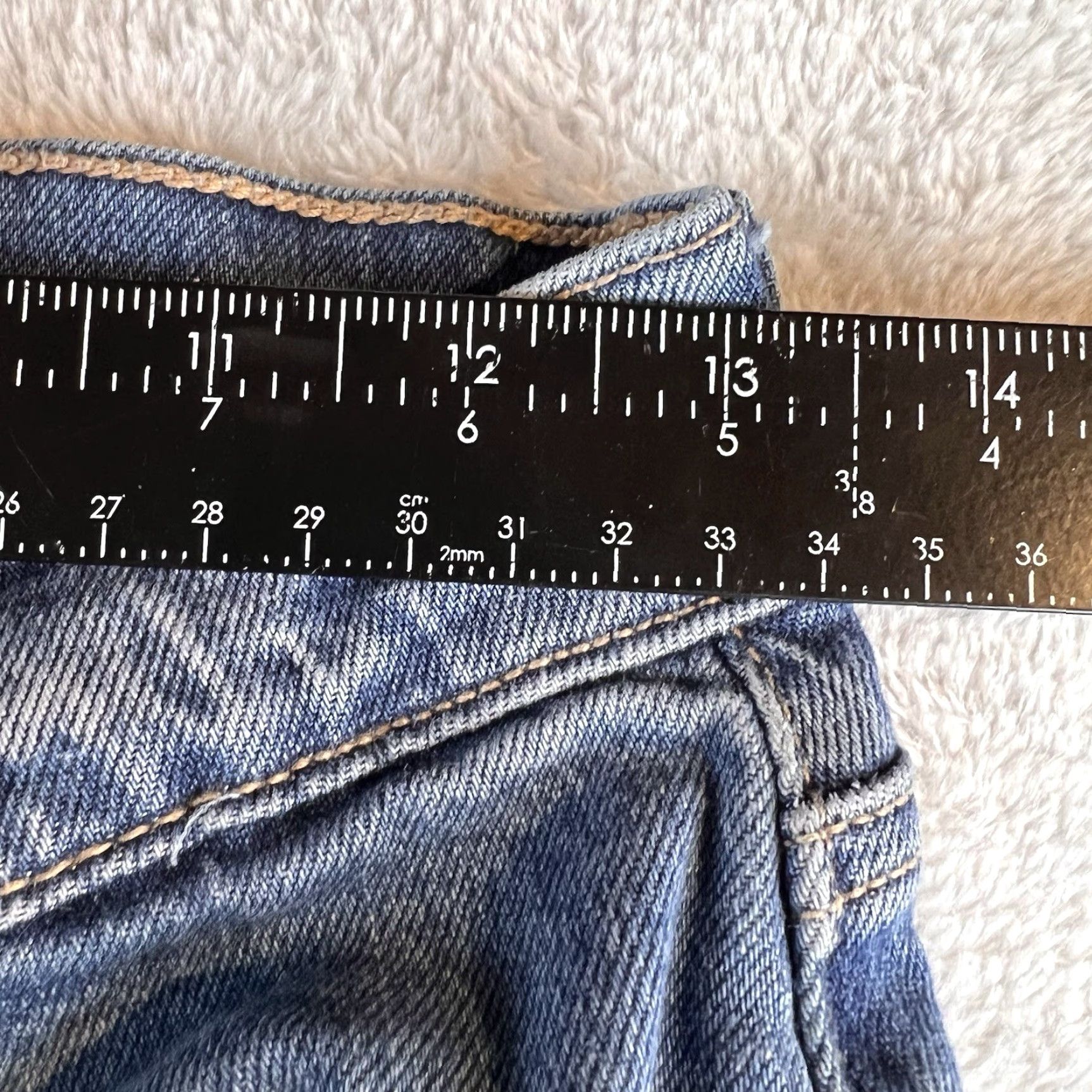 Vintage American Eagle Jeans Womens 4 Regular Light Blue 5-Pocket Zip Super High Rise Ankle Straight Preppy Denim 26x27 Regular Rise Plain No N/A Size 27" / US 4 / IT 40 - 6 Thumbnail