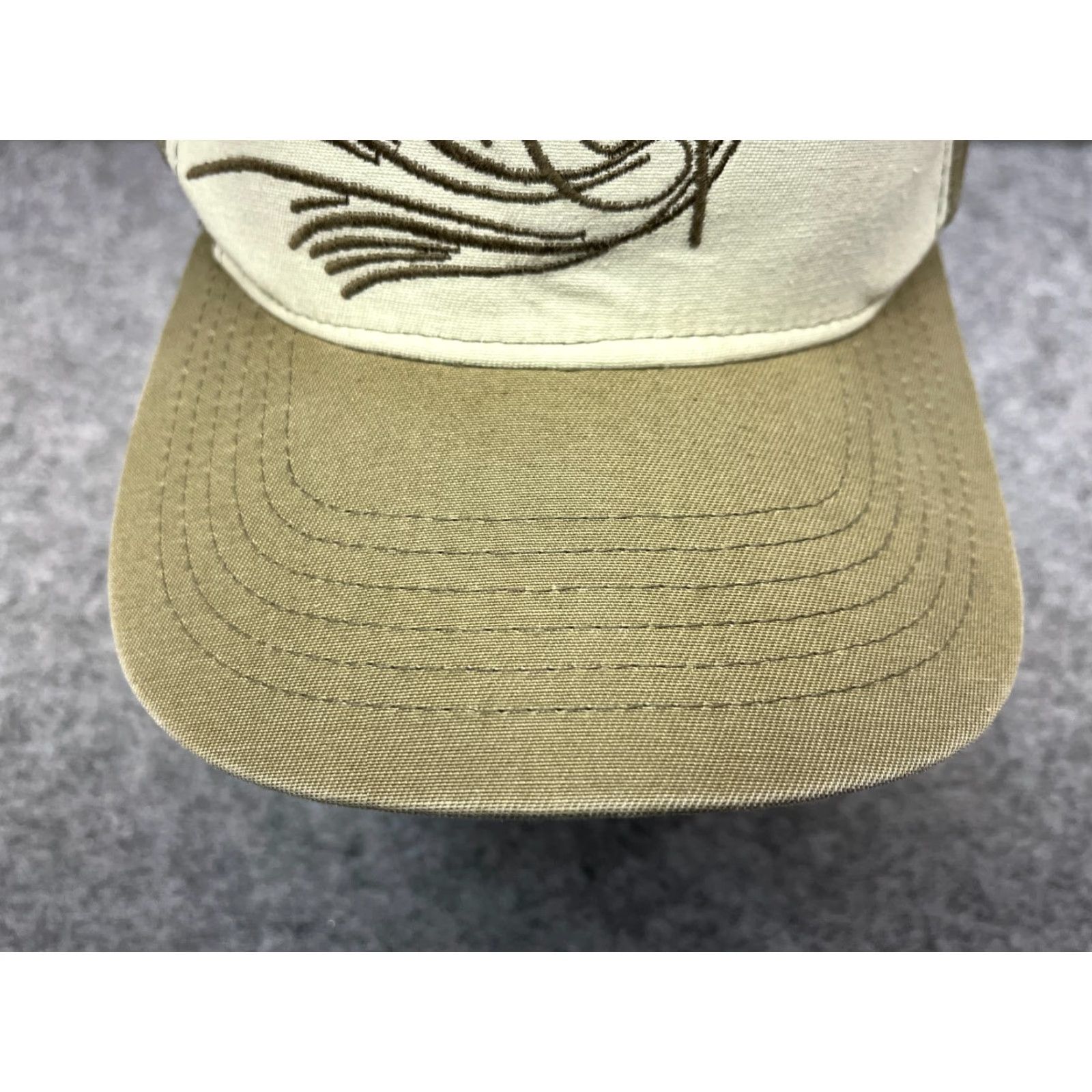 RVCA RVCA Hat Cap Snap Back Adult One Size Green 100% Cotton Embroidered Skate Size ONE SIZE - 3 Thumbnail