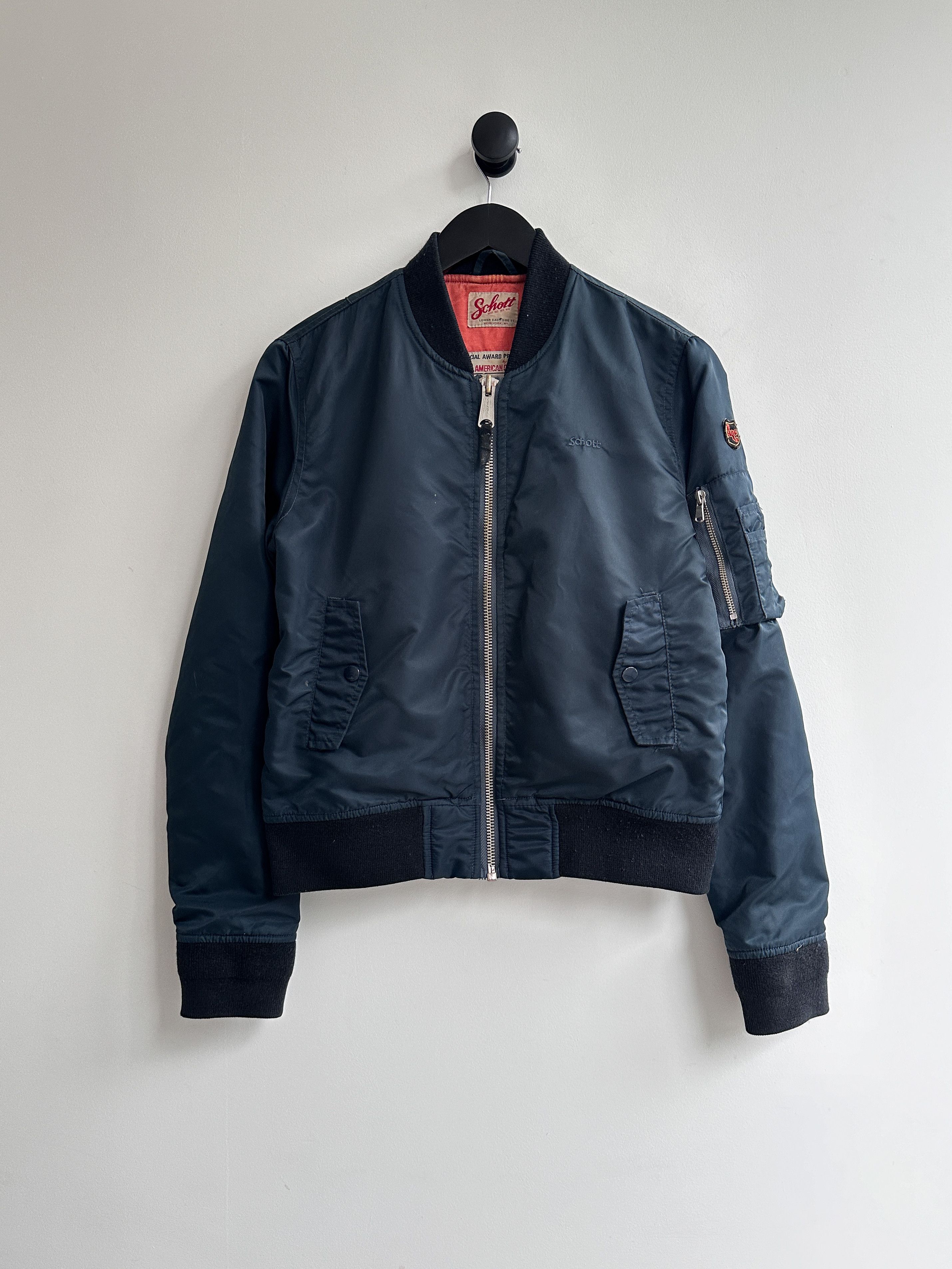 Schott Vintage Schott Bomber Jacket Size L / US 10 / IT 46 - 4 Thumbnail