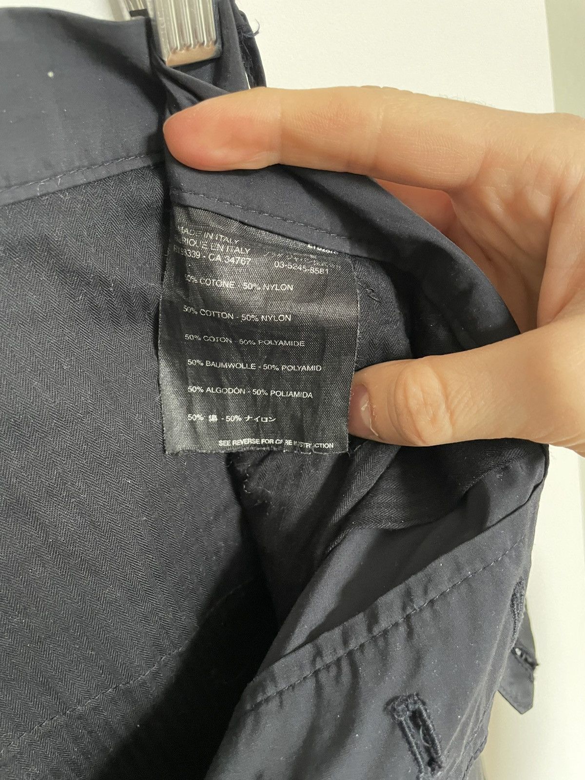 Prada Prada cotton nylon trouser dark navy Size US 30 / EU 46 - 7 Thumbnail