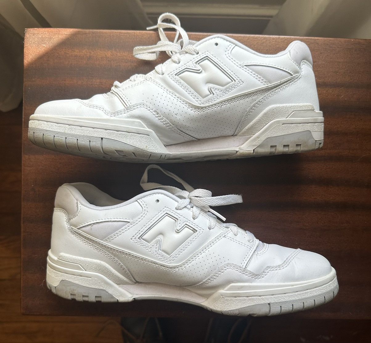 New Balance White/Grey New Balance 550 Size US 11 / EU 44 - 2 Thumbnail