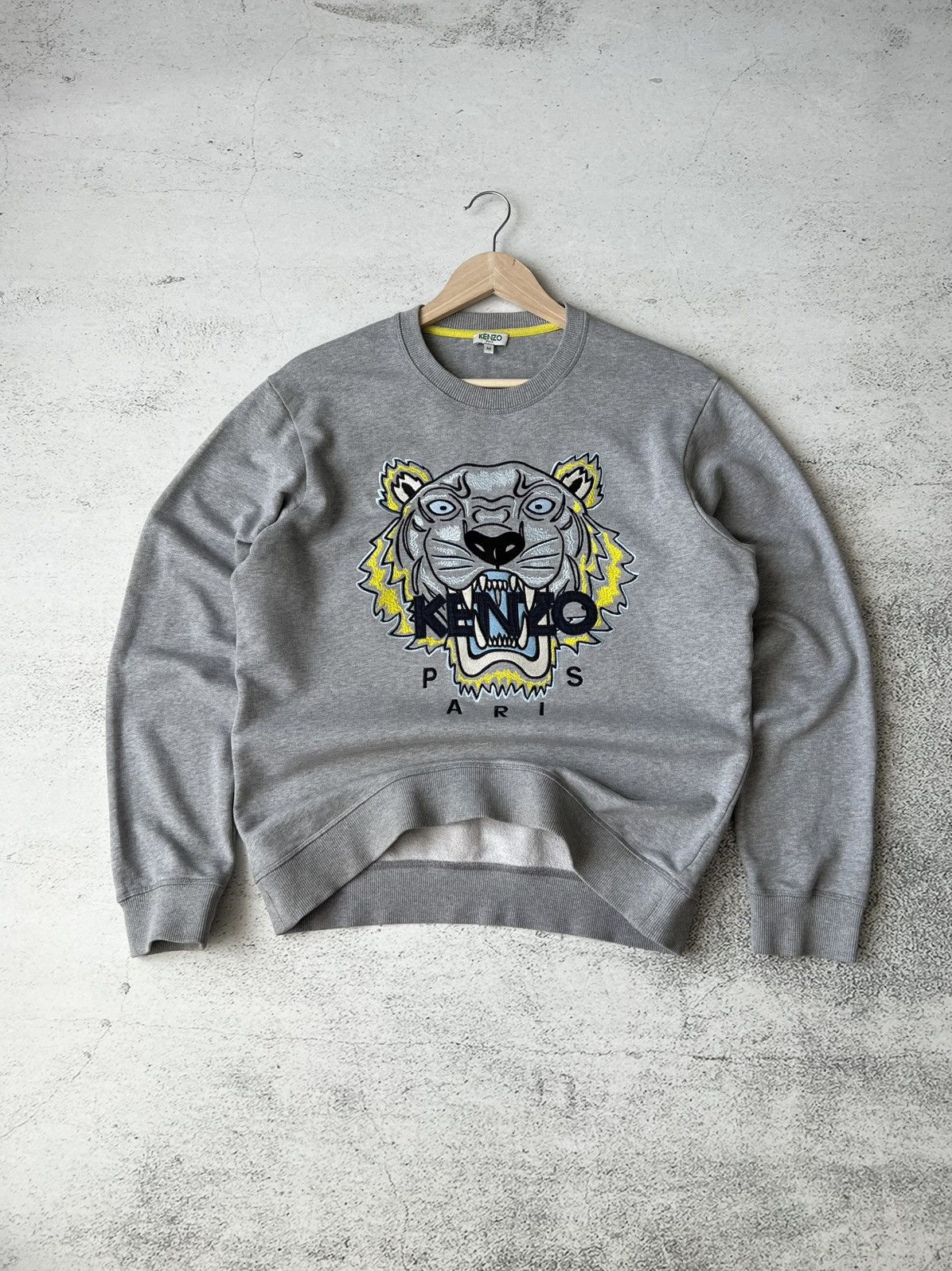 Kenzo 🐅 Kenzo Grey Tiger Sweatshirt Size M Size US M / EU 48-50 / 2 - 1 Thumbnail