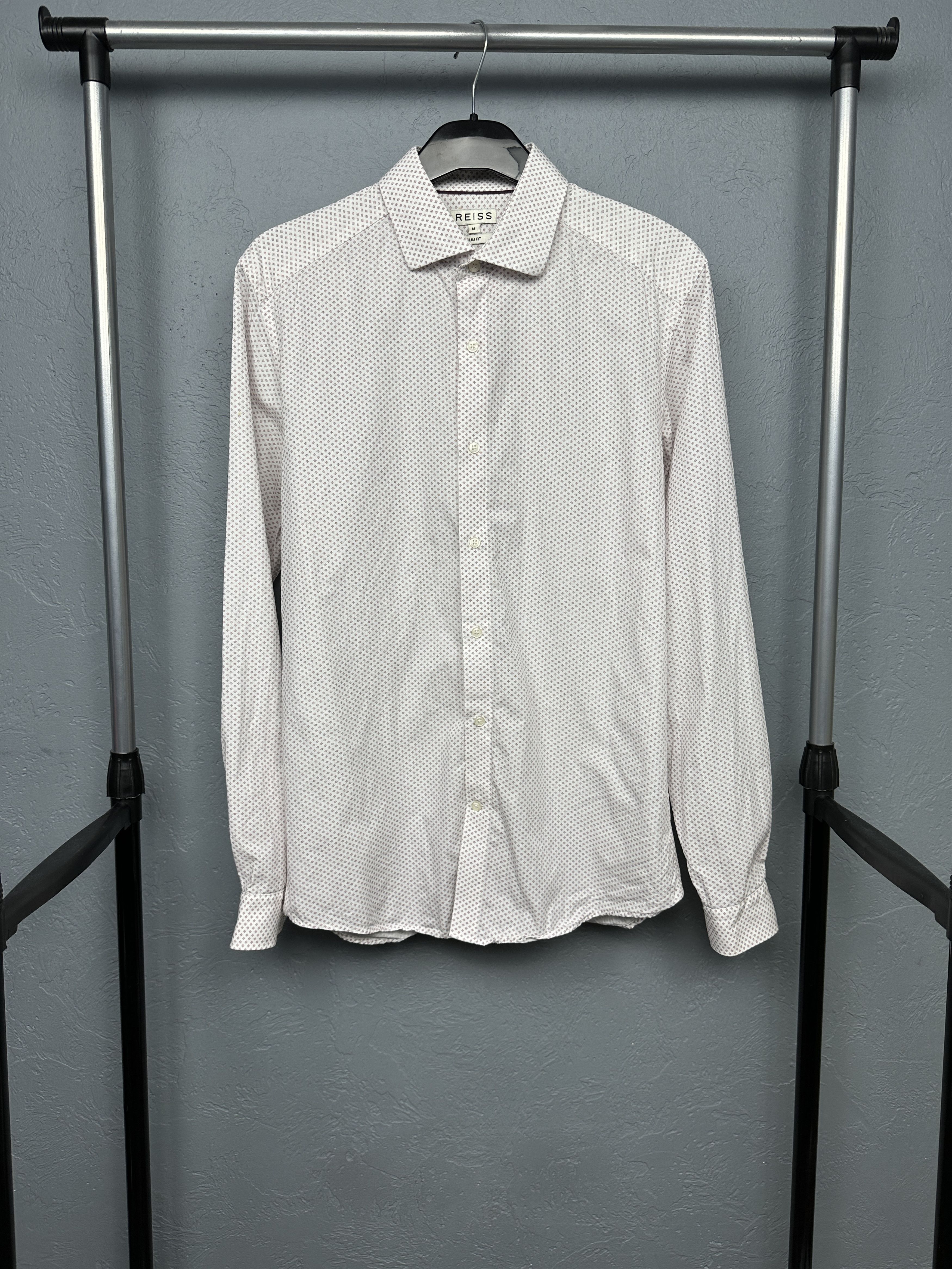 Reiss Reiss Mens Long Sleeve Shirt Slim Fit Size US M / EU 48-50 / 2 - 1 Thumbnail