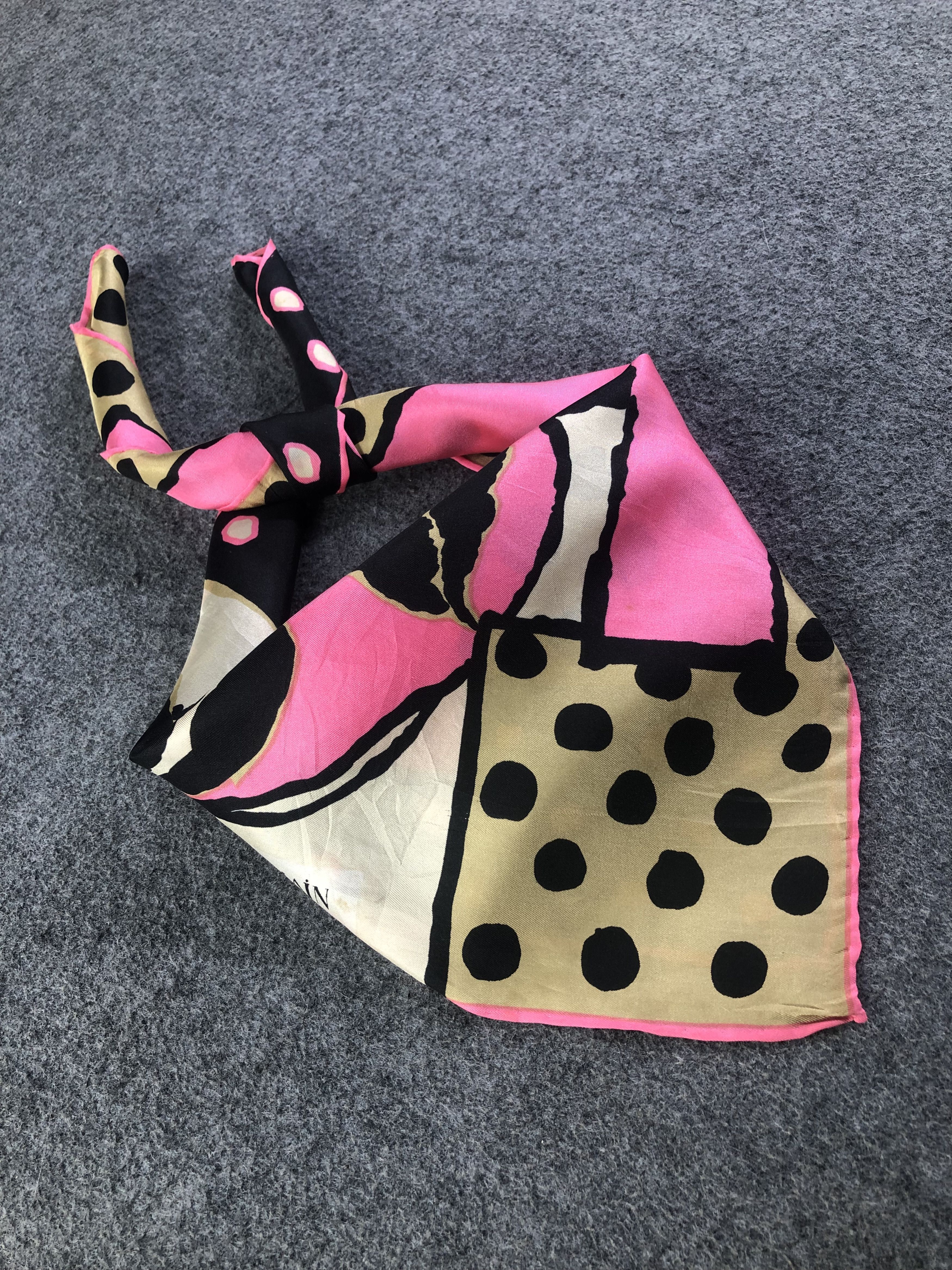 Pierre Balmain × Vintage Pierre Balmain Silk Handkerchief / Bandana / Neckerchief Size ONE SIZE - 2 Thumbnail