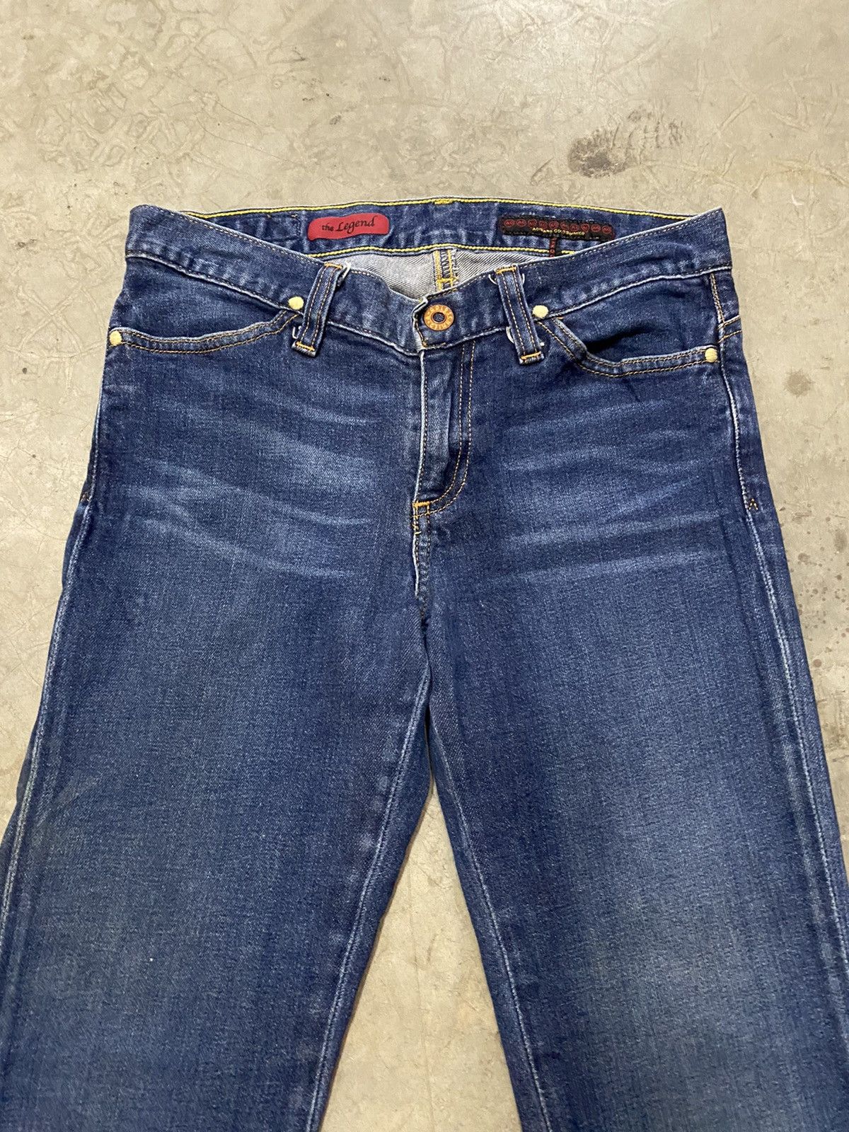 AG Adriano Goldschmied × Vintage Flare Jeans Vintage AG Adriano Goldschmied Made in Usa Size 27" / US 4 / IT 40 - 4 Thumbnail