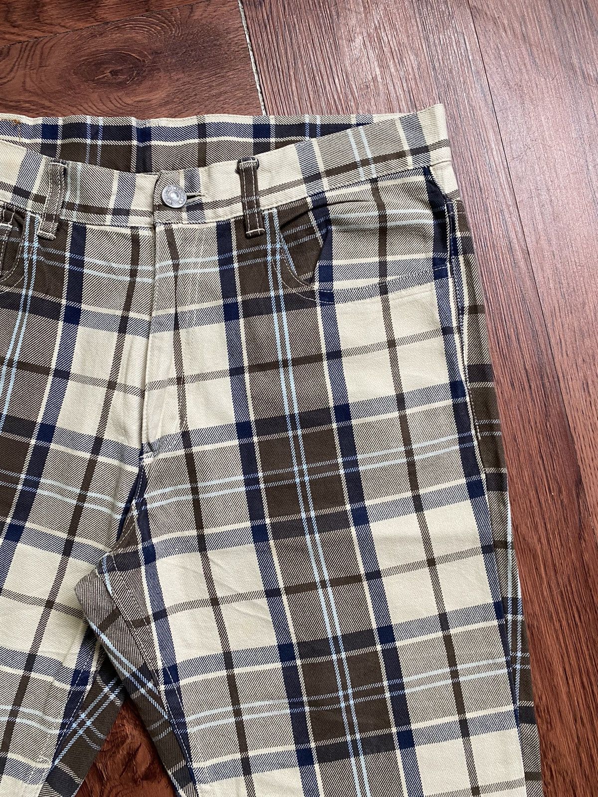 If Six Was Nine World Wide Love Checkers Pants Size US 32 / EU 48 - 3 Thumbnail