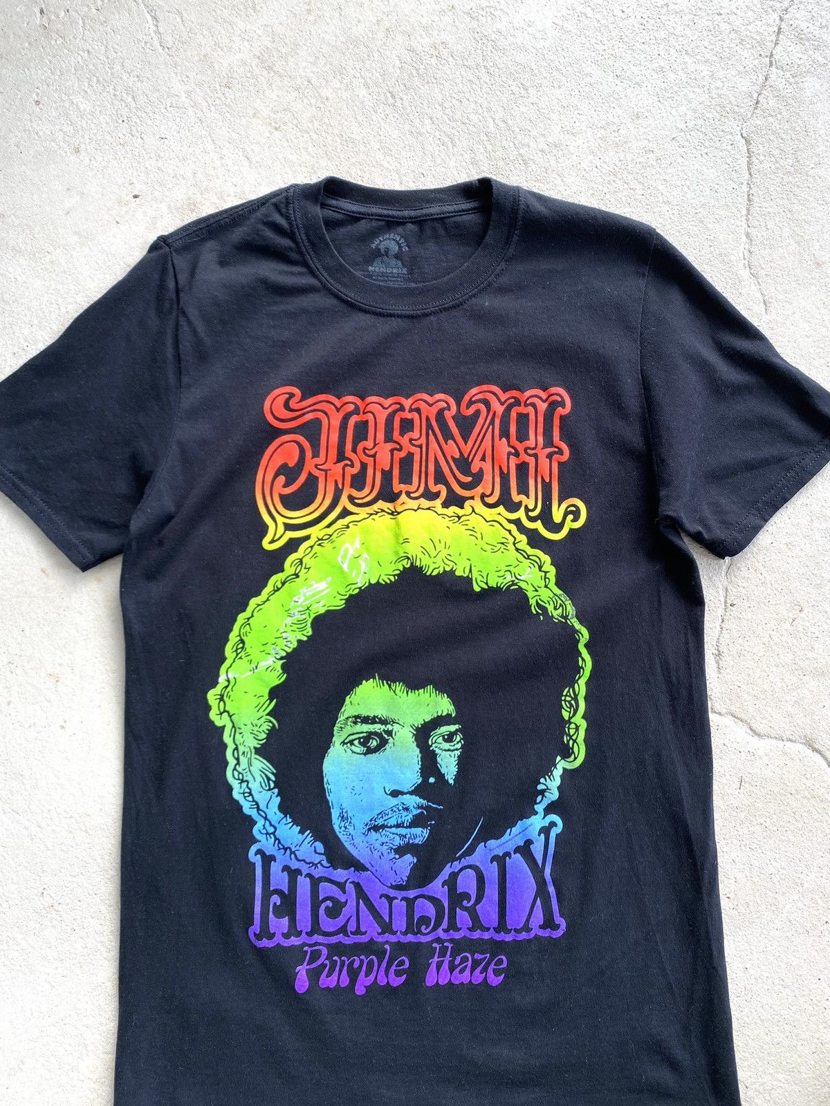 Jimi Hendrix Vintage Jimi Hendrix Purple Haze Tee Shirt Guitar Band Size US S / EU 44-46 / 1 - 3 Thumbnail