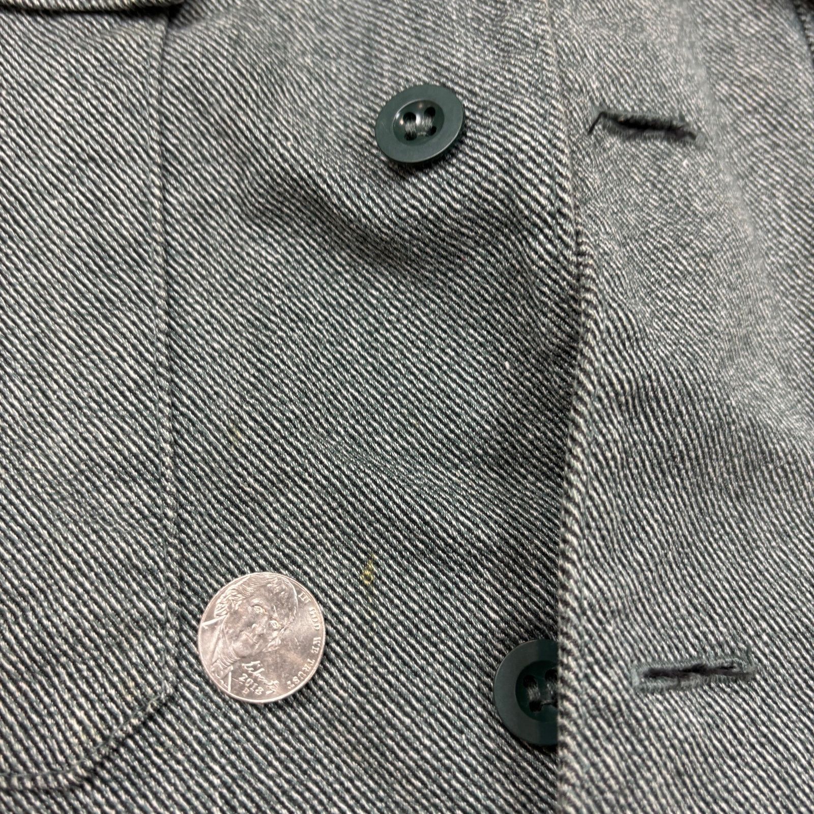 Vintage Vintage Swiss Army Denim Twill Work Shirt Jacket Shacket 48 Size US XL / EU 56 / 4 - 10 Thumbnail