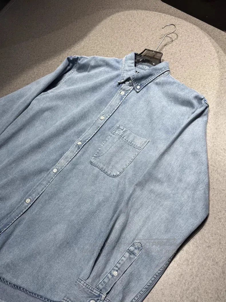 Balenciaga Balenciaga Washed Blue Denim Jacket. Size US S / EU 44-46 / 1 - 2 Thumbnail