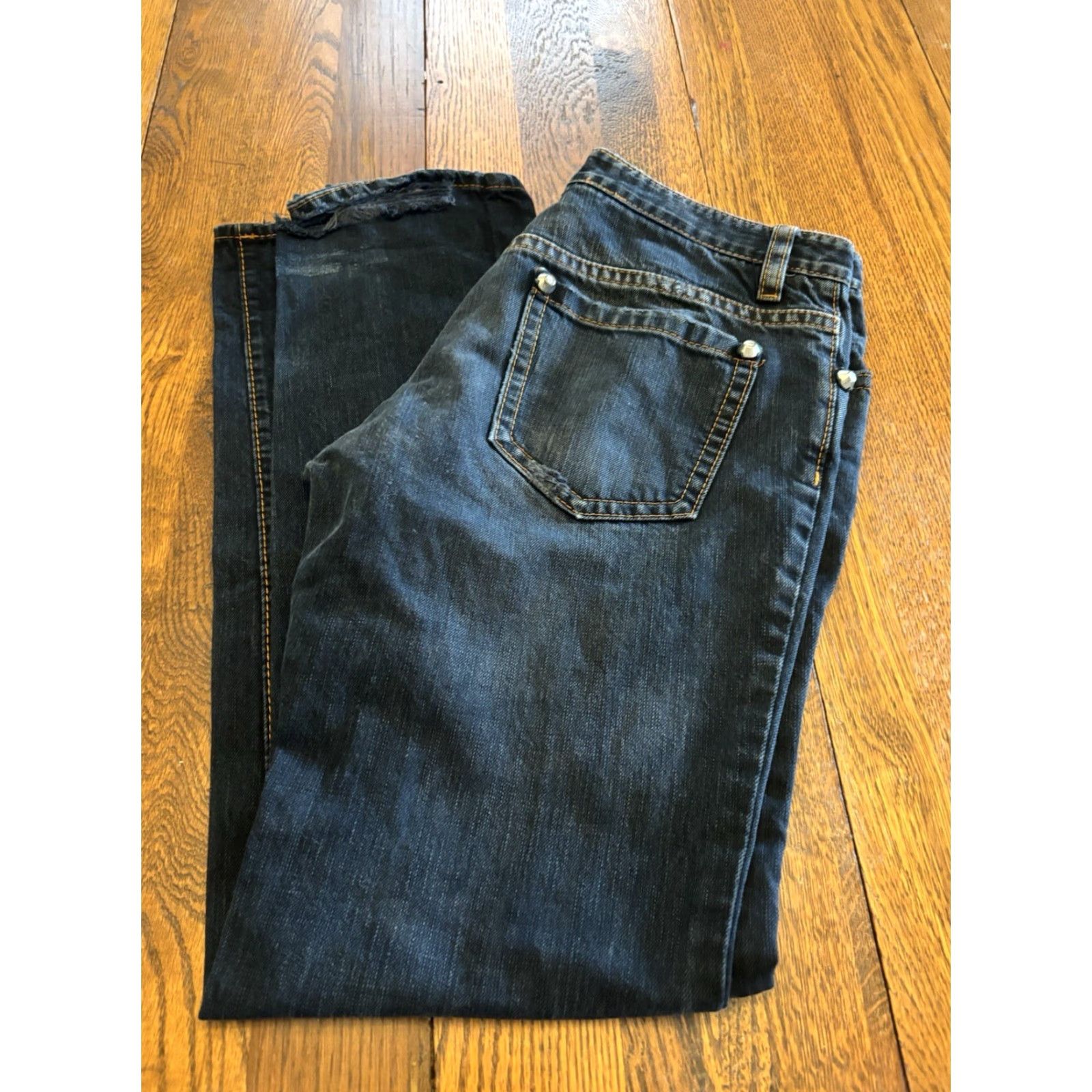Dsquared2 Dsquared2 Jeans Biker Distressed Denim Jeans Men Regular 52 Blue Cotton Denim 5-Pocket 33in Inseam Italy Vintage"} Size US 36 / EU 52 - 5 Thumbnail