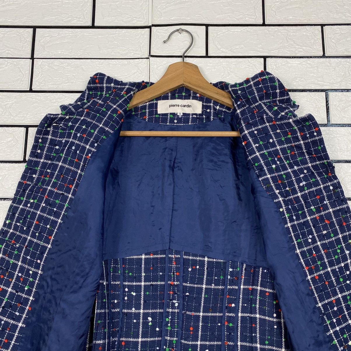Pierre Cardin 📌Vintage Tweed Jacket Button Pierre Cardin Size M / US 6-8 / IT 42-44 - 15 Thumbnail